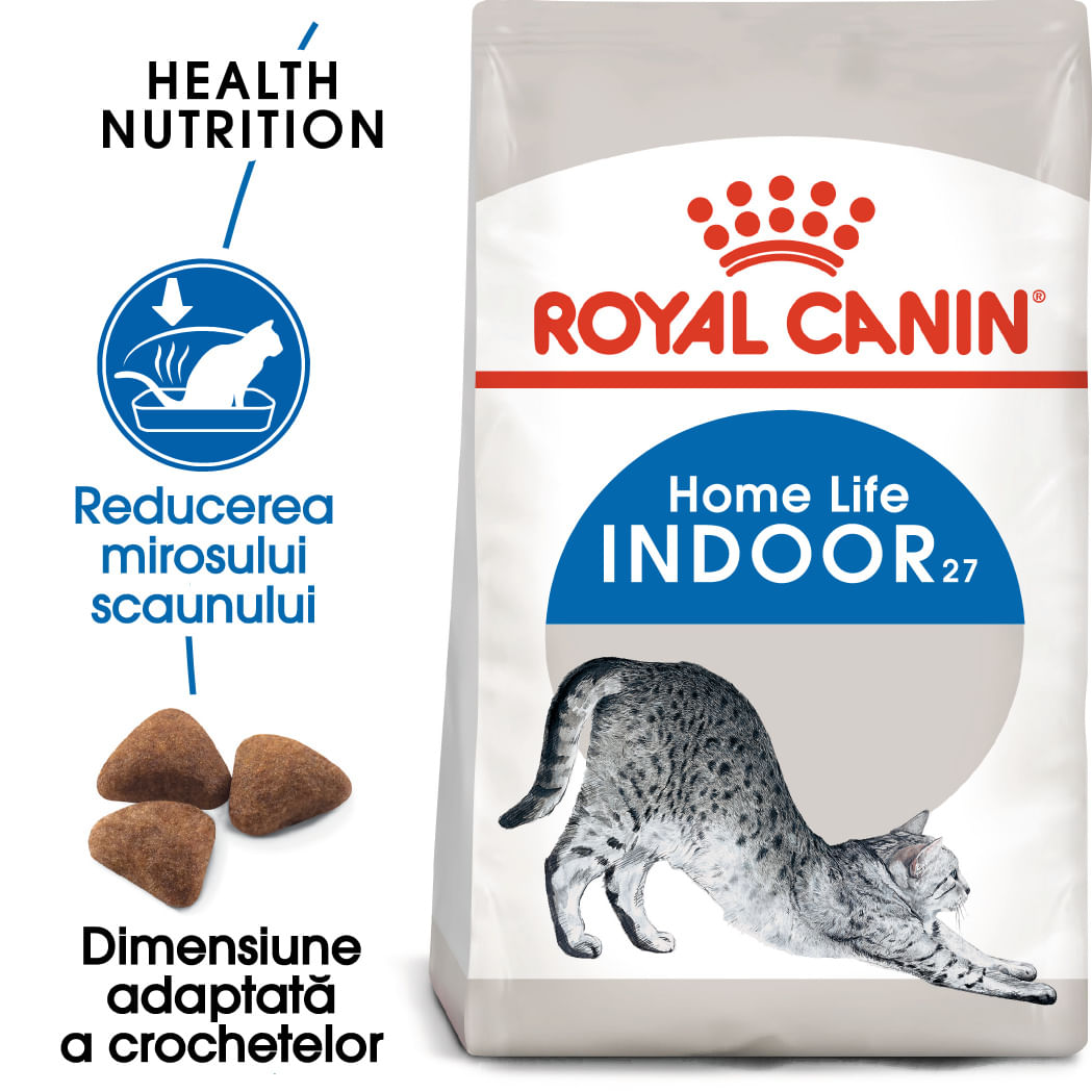 ROYAL CANIN Indoor Adult, hrană uscată pisici, de interior, 2kg - poza 1