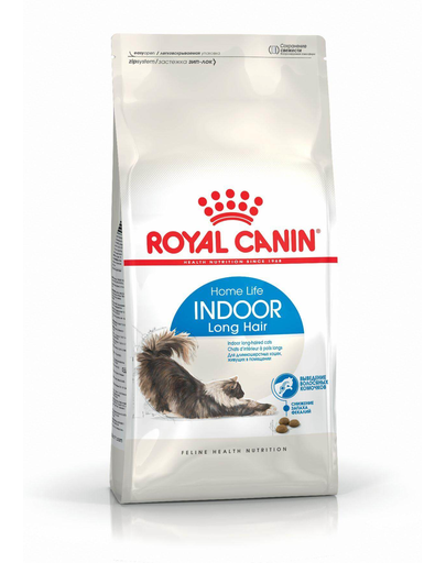 ROYAL CANIN Indoor Long Hair hrana uscata pisici adulte de interior, cu blana lunga 20 kg (2 x 10 kg)