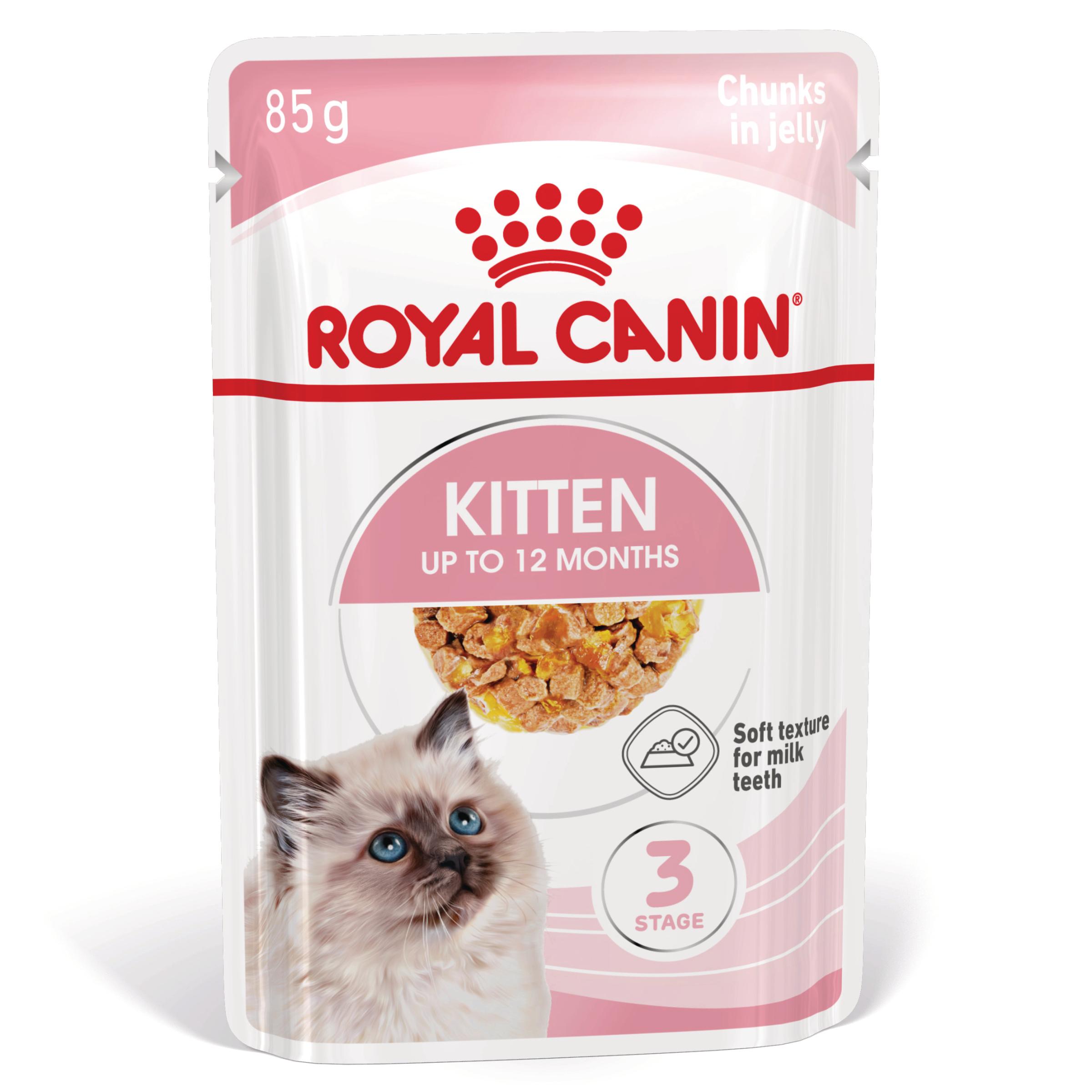 ROYAL CANIN Kitten, hrană umedă pisici, (în aspic), 85g - poza 1