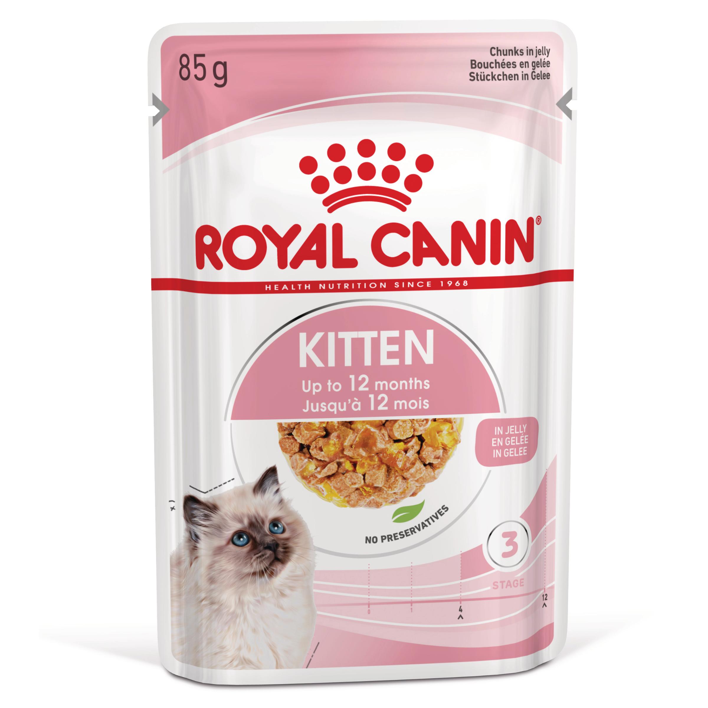 ROYAL CANIN Kitten, hrană umedă pisici, (în aspic), 85g - poza 3