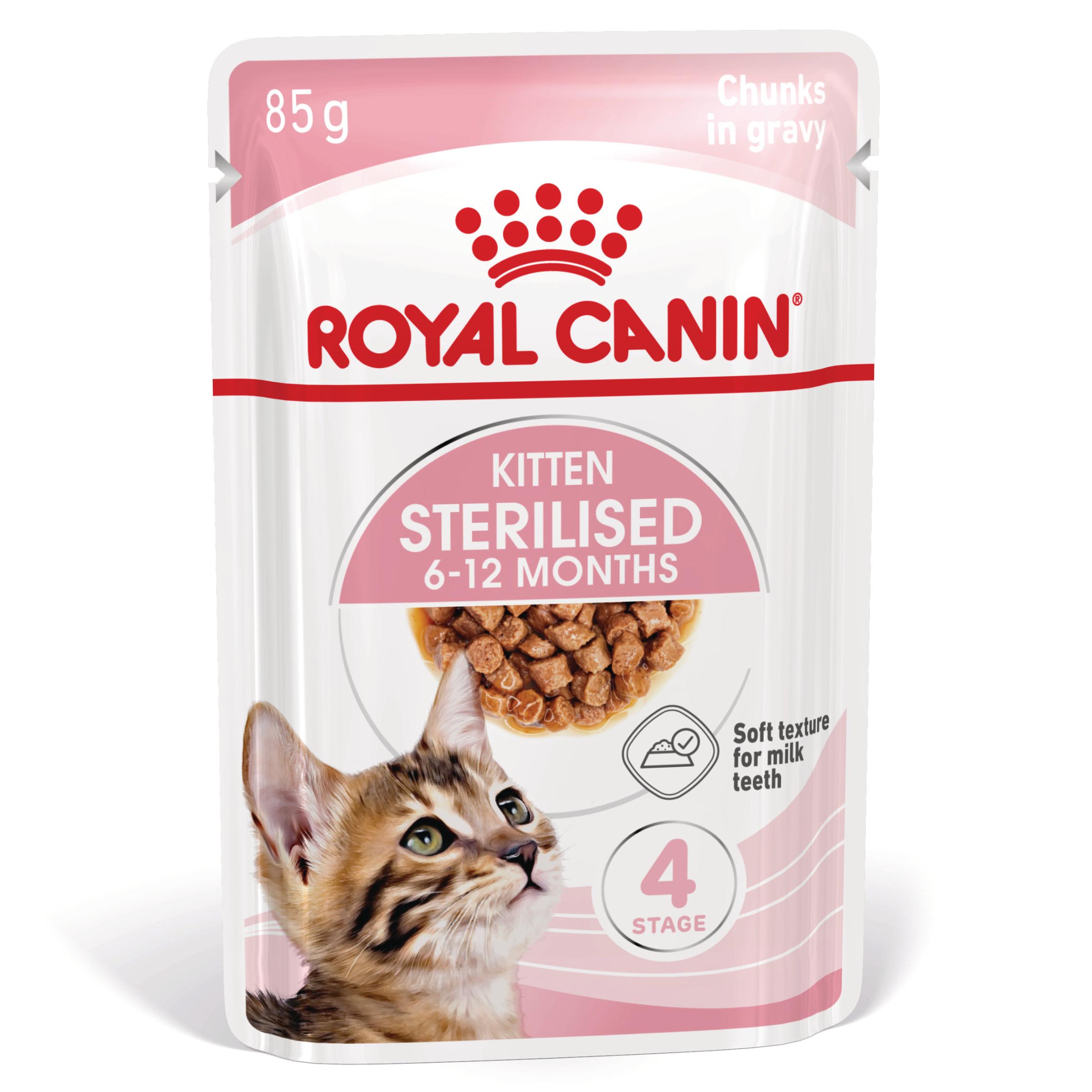 ROYAL CANIN Kitten Sterilised hrană umedă pisici sterilizate junior (în sos), 85g - poza 1