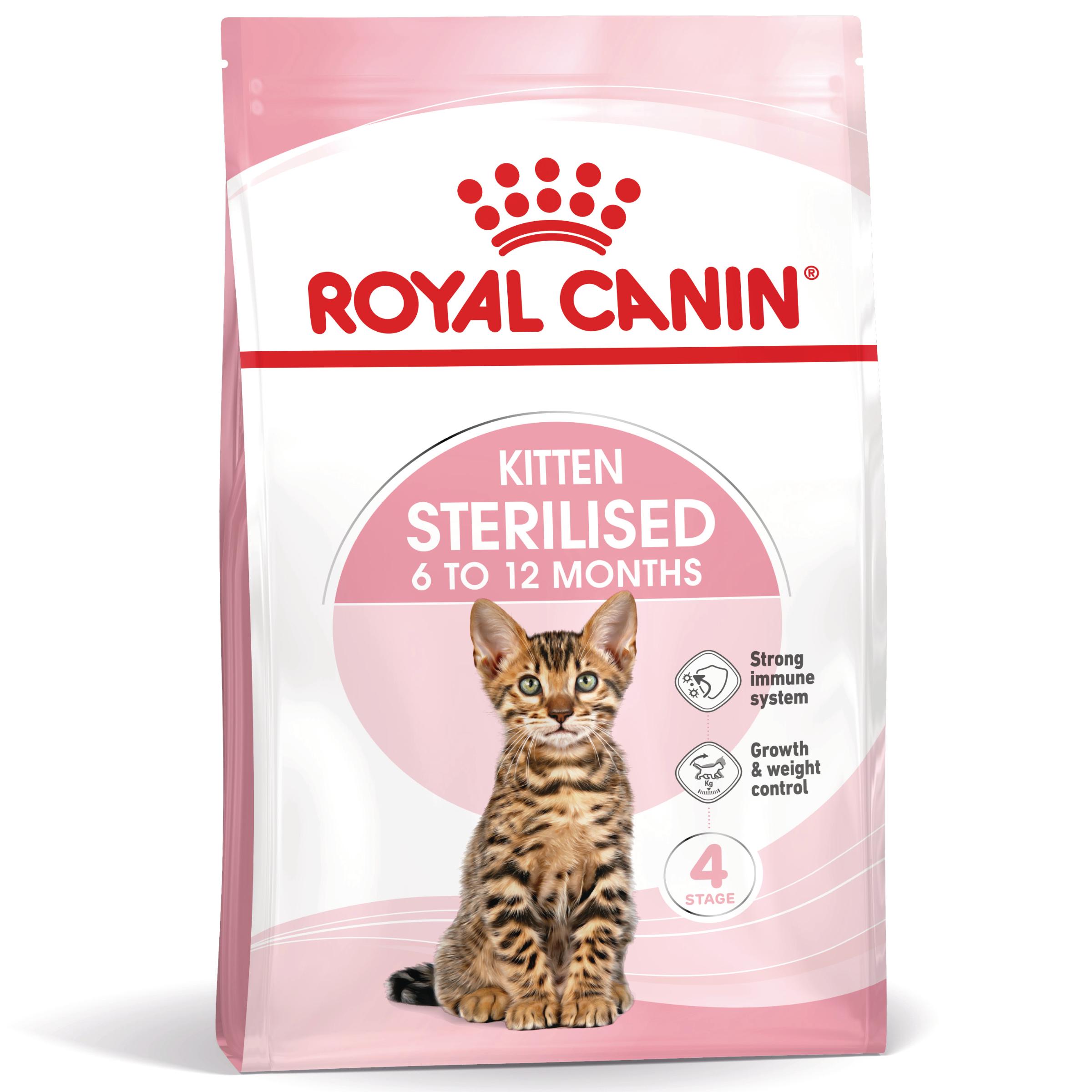 ROYAL CANIN Kitten Sterilised, hrană uscată pisici sterilizate junior, 2kg - poza 1