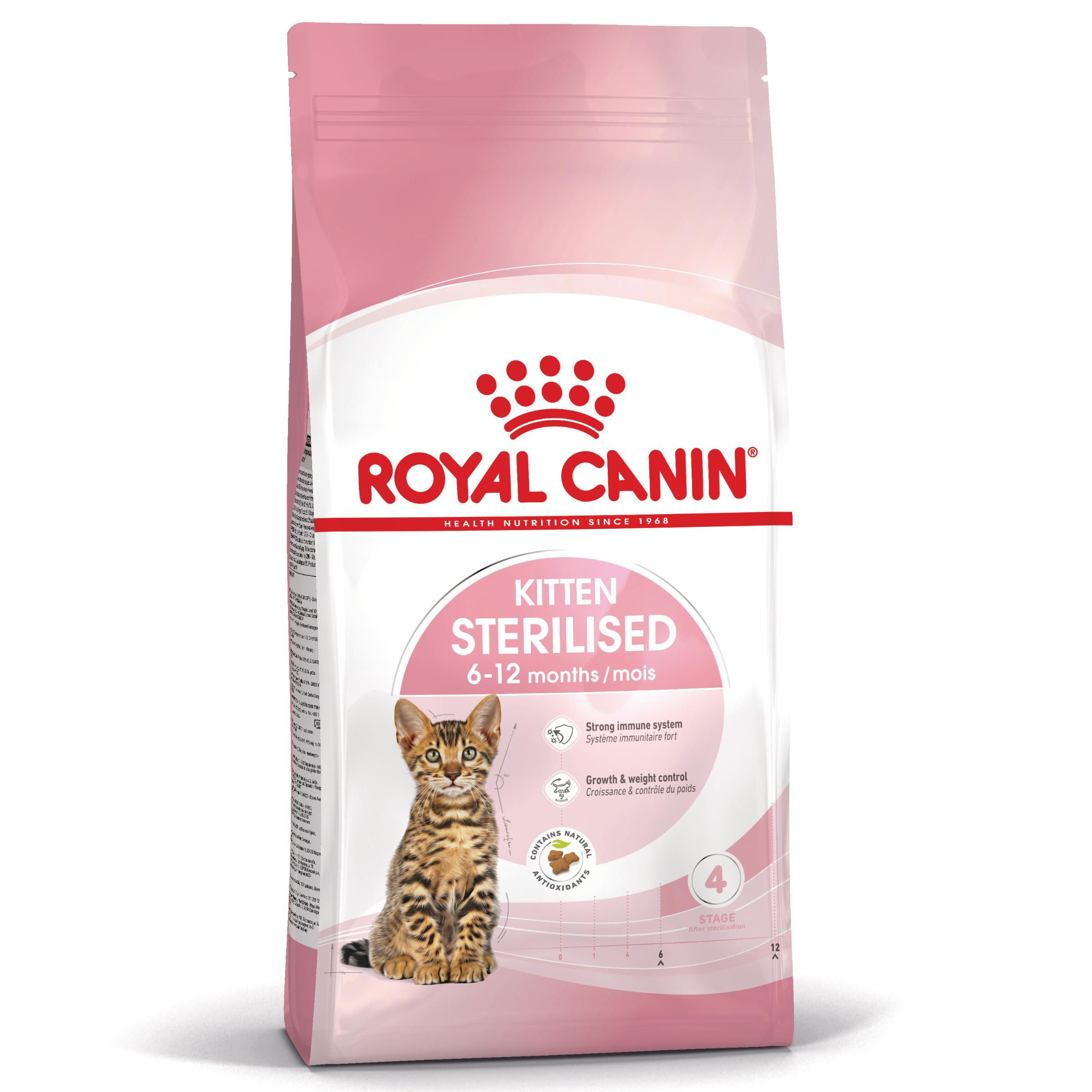 ROYAL CANIN Kitten Sterilised, hrană uscată pisici sterilizate junior, 2kg - poza 3