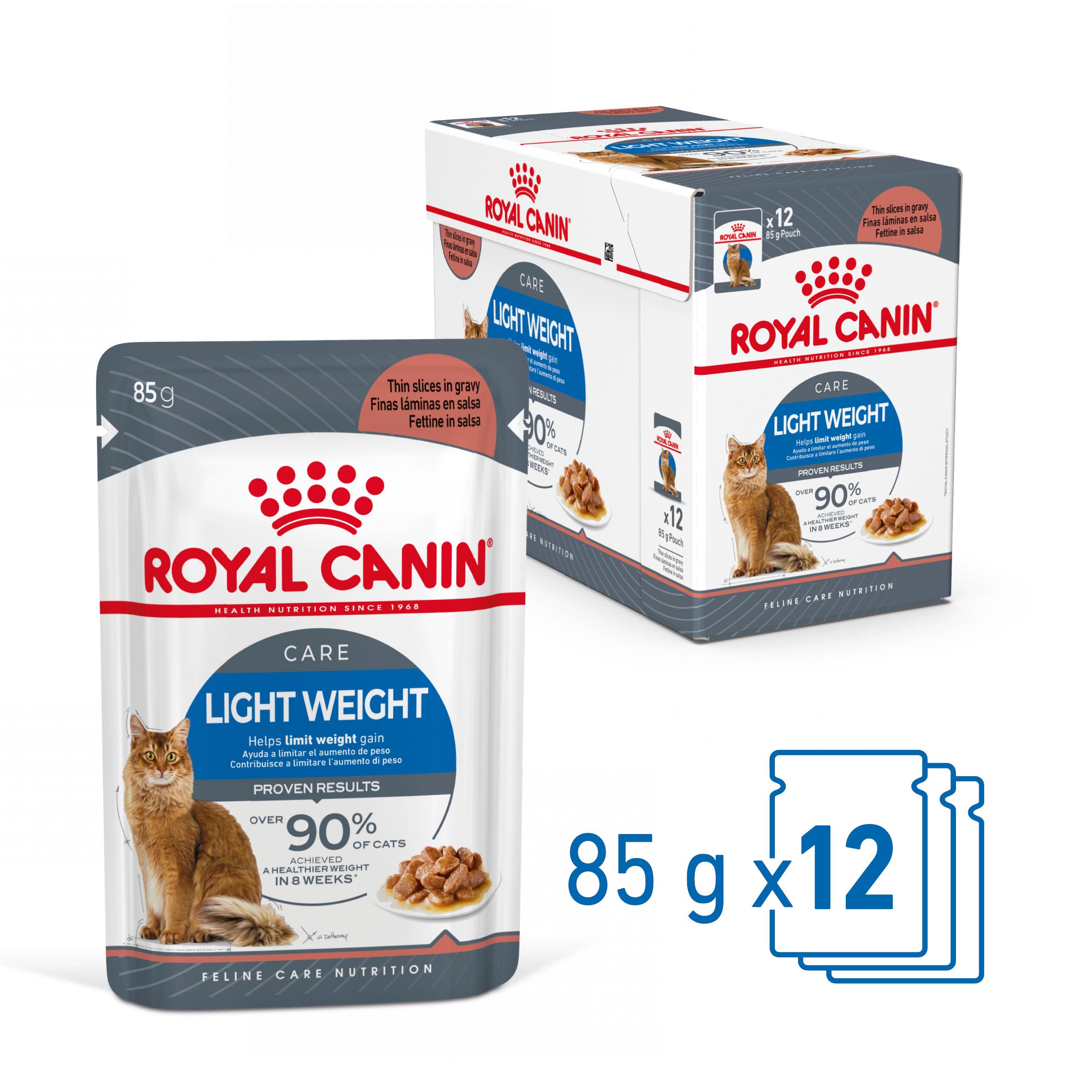 ROYAL CANIN Light Weight Care Adult, hrană umedă pisici, limitarea creșterii în greutate, (în sos), bax, 85g x 12buc - poza 3