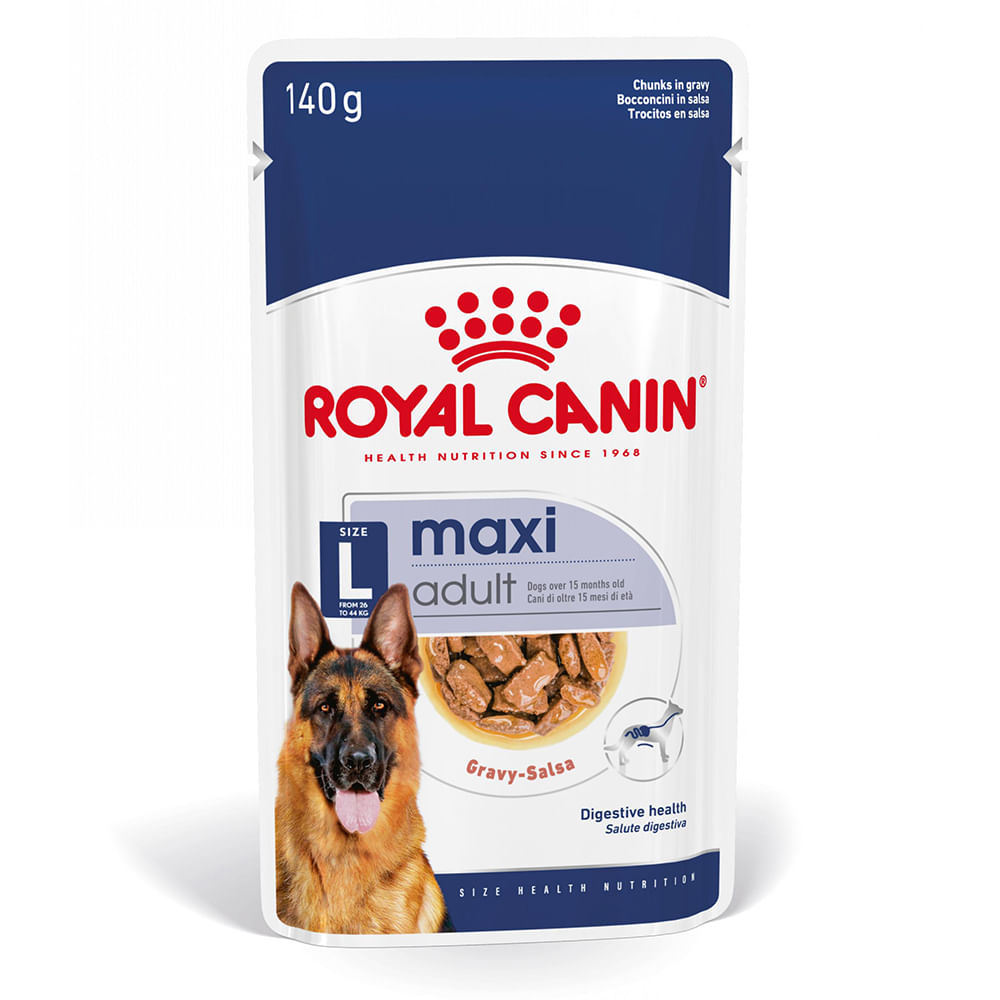 ROYAL CANIN Maxi Adult, hrană umedă câini, (în sos), 140g - poza 1