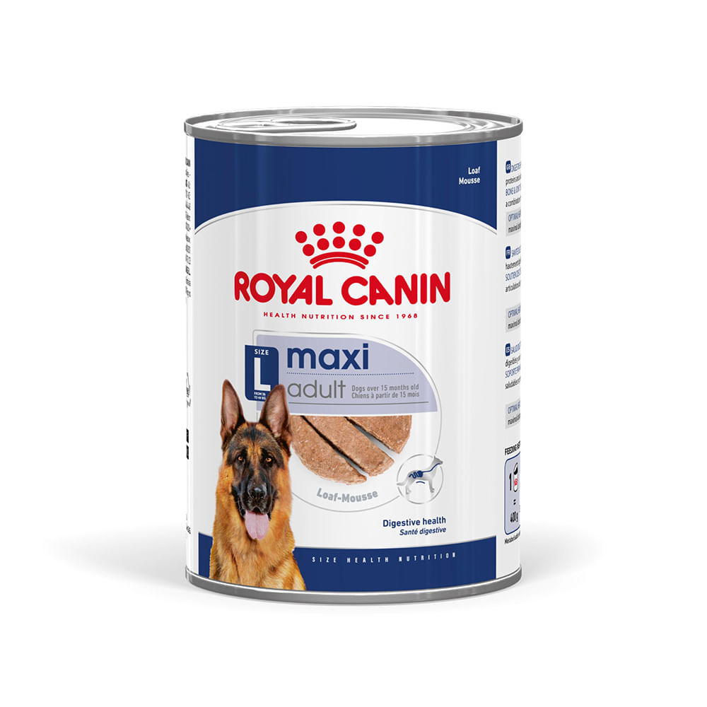 ROYAL CANIN Maxi Adult hrană umedă câini (pate), 410g - poza 1