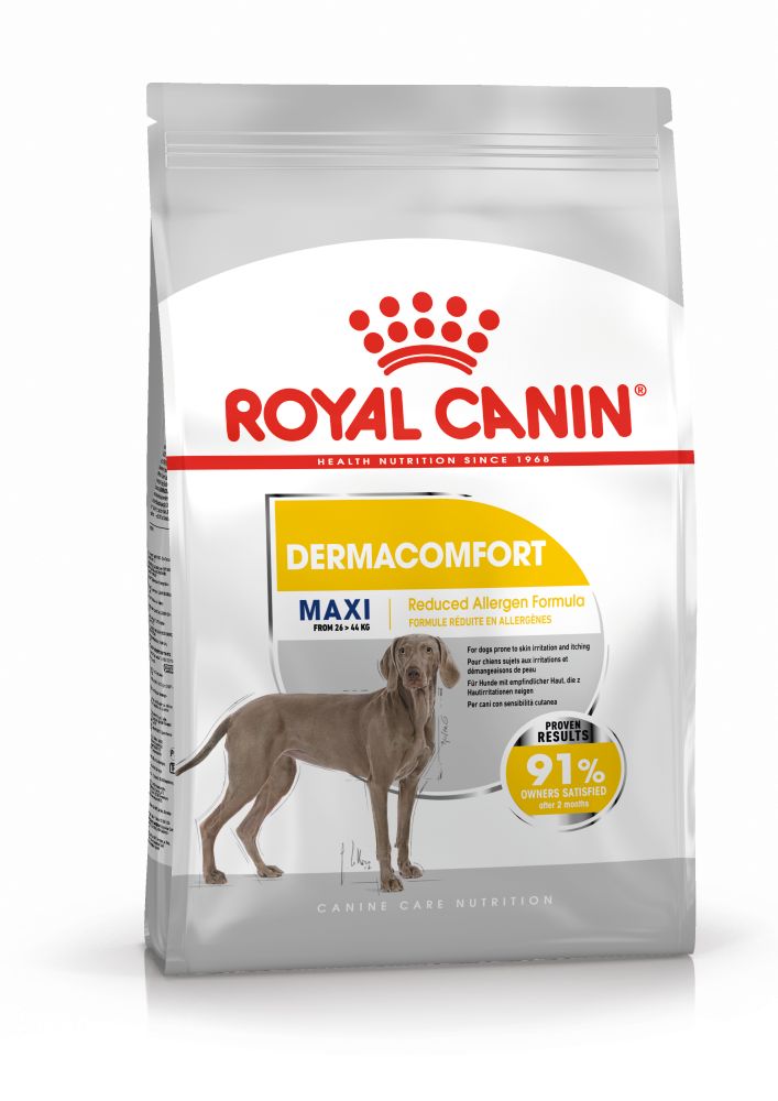 ROYAL CANIN Maxi Dermacomfort, hrană uscată câini, prevenirea iritațiilor pielii, 12kg - poza 3