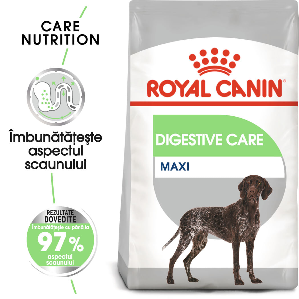 ROYAL CANIN Maxi Digestive Care, hrană uscată câini, confort digestiv, 12kg - poza 1