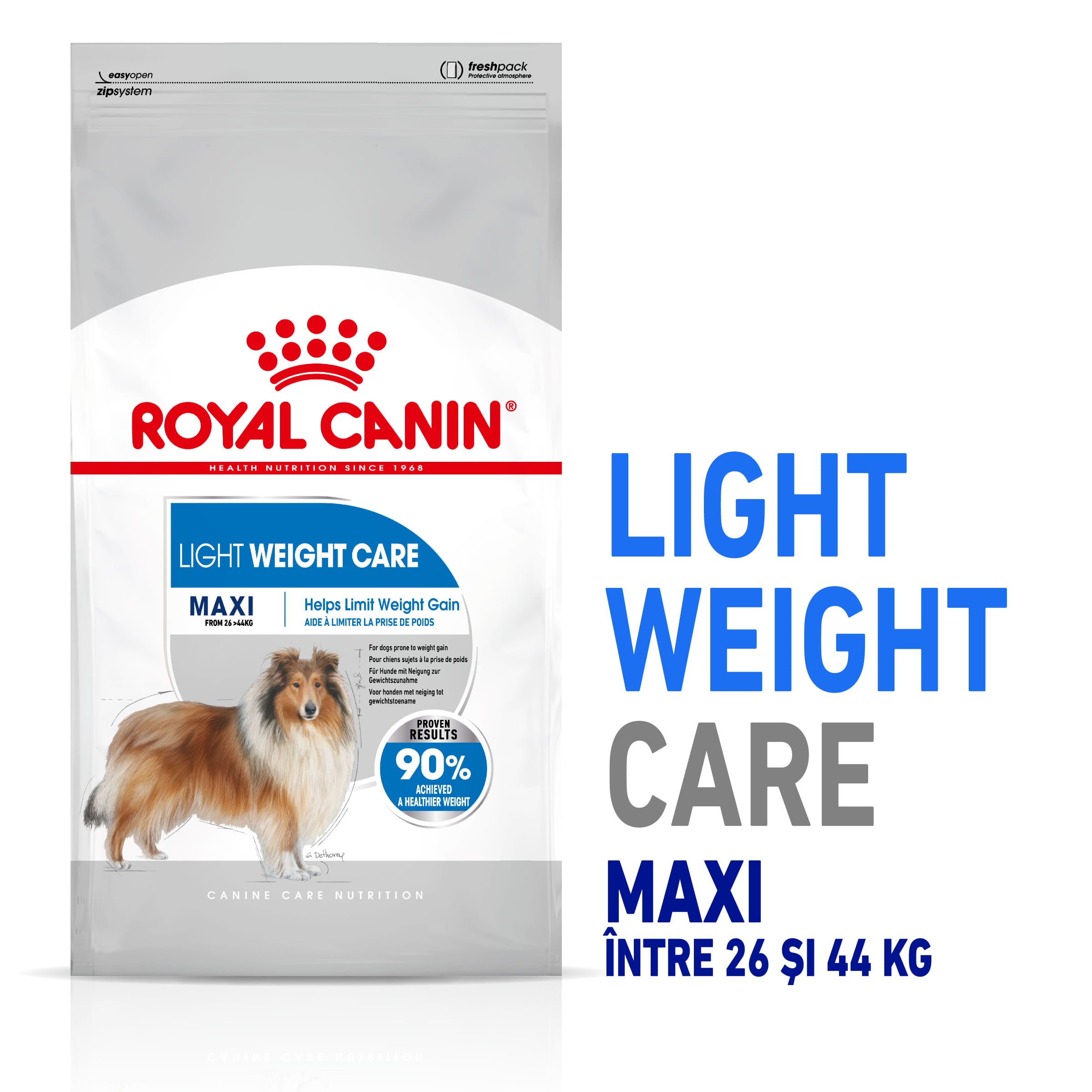 ROYAL CANIN Maxi Light Weight Care, hrană uscată câini, limitarea creșterii în greutate, 12kg - poza 1