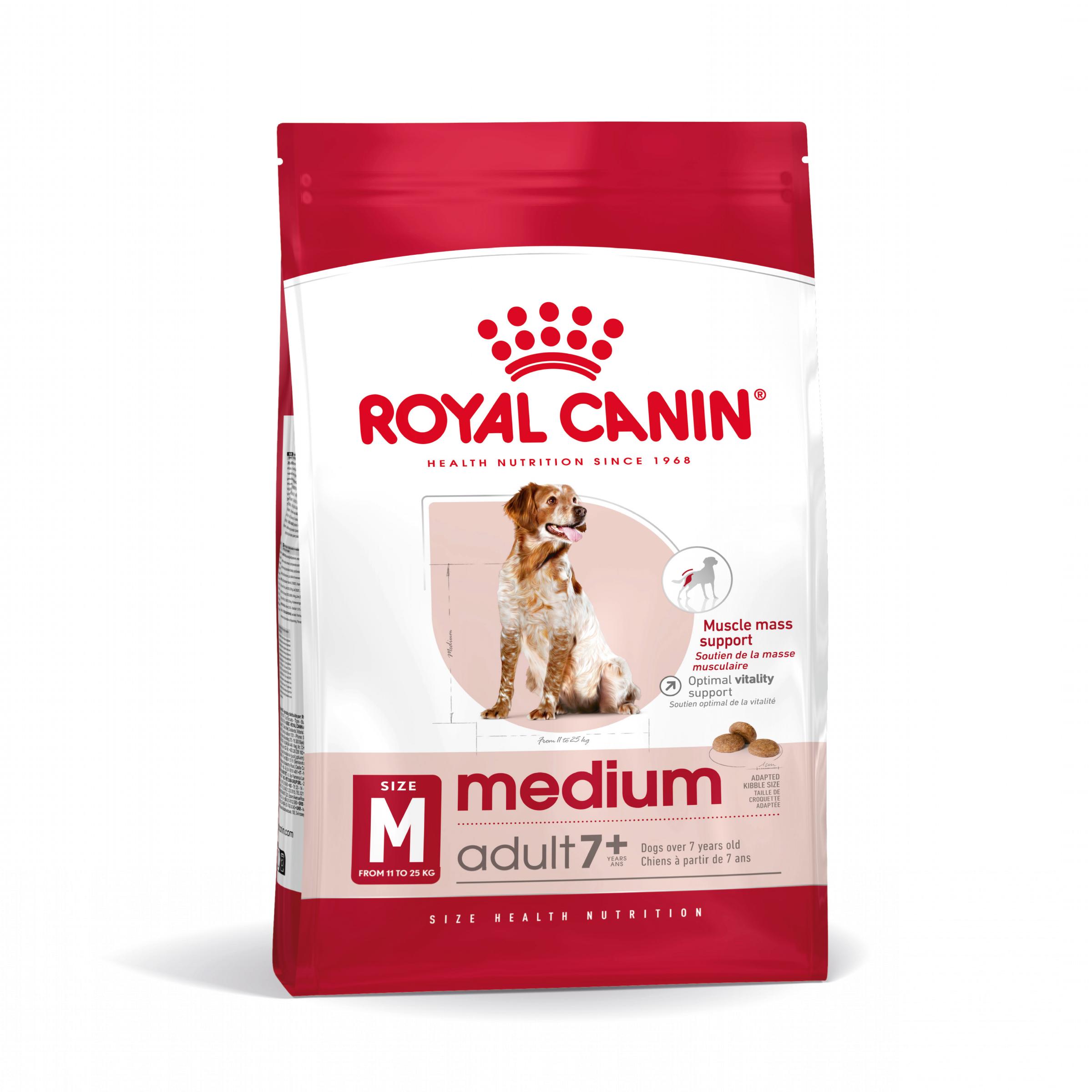 ROYAL CANIN Medium Adult 7+, hrană uscată câini senior, 4kg - poza 2