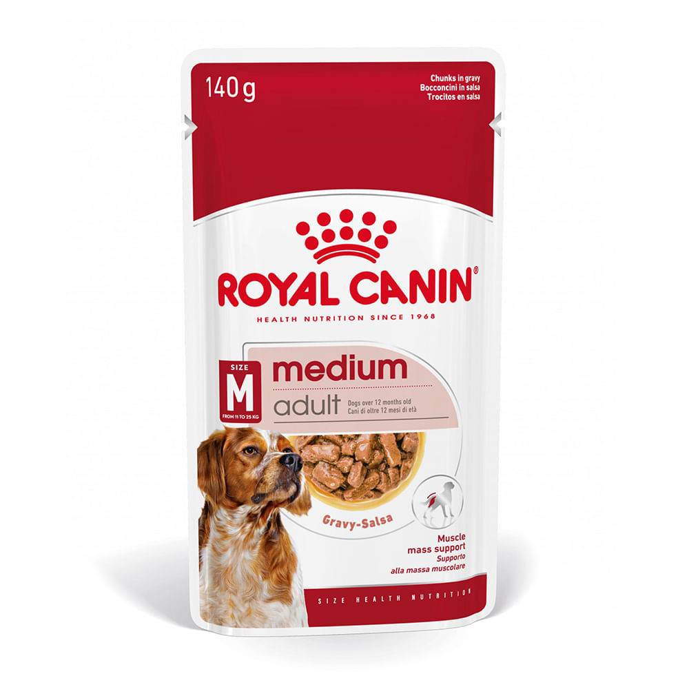 ROYAL CANIN Medium Adult hrană umedă câini (în sos), 140g - poza 2
