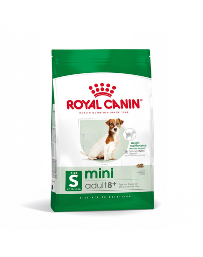 ROYAL CANIN Mini Adult 8+ Hrana uscata pentru cainii peste 8 ani de talie mica 16 kg (2 x 8 kg)