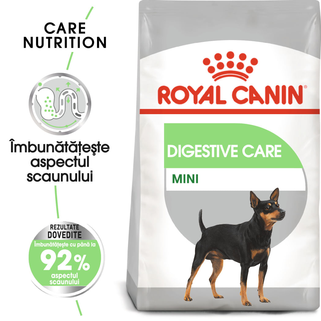 ROYAL CANIN Mini Digestive Care, hrană uscată câini, confort digestiv, 8kg - poza 1