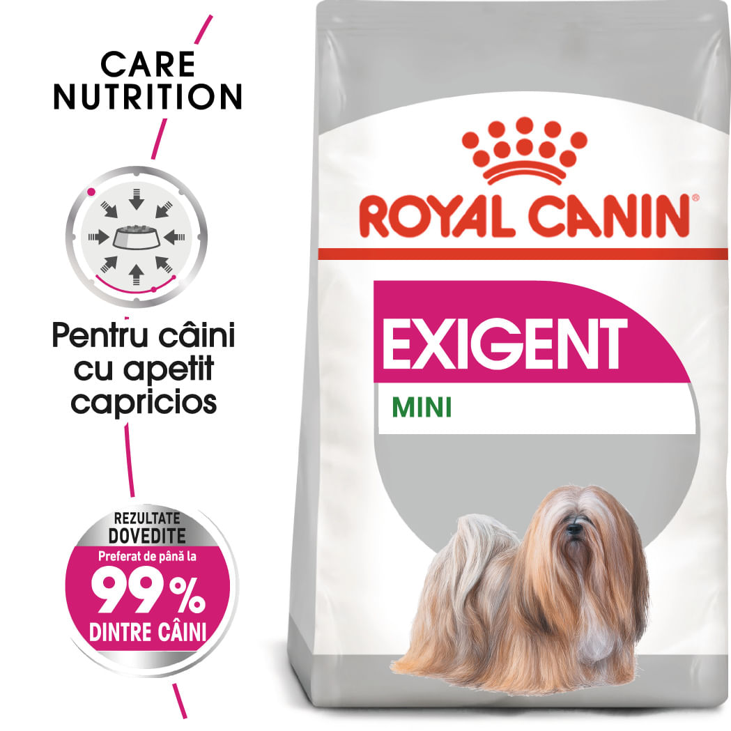 ROYAL CANIN Mini Exigent, hrană uscată câini, apetit capricios, 1kg - poza 1