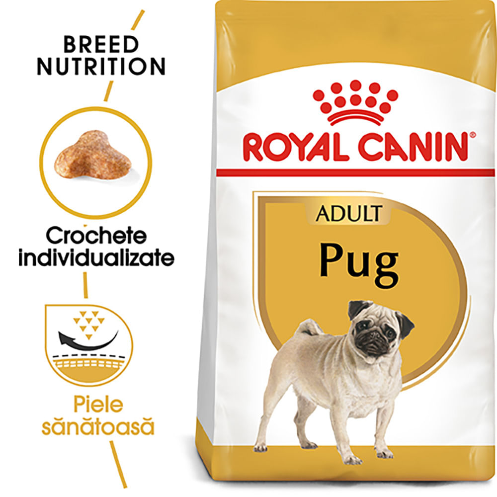 ROYAL CANIN Pug Adult, hrană uscată câini, 1.5kg - poza 2