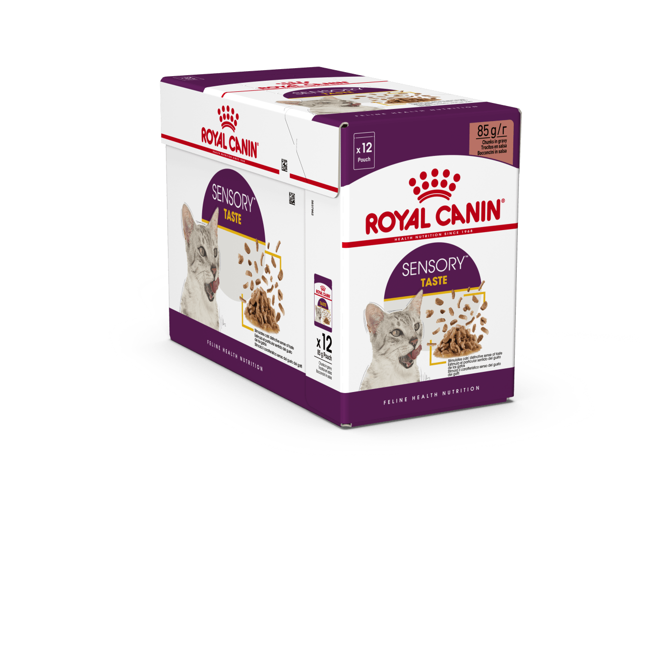 ROYAL CANIN Sensory Taste hrană umedă pisici stimularea gustului (în sos), bax, 85g x 12buc - poza 1