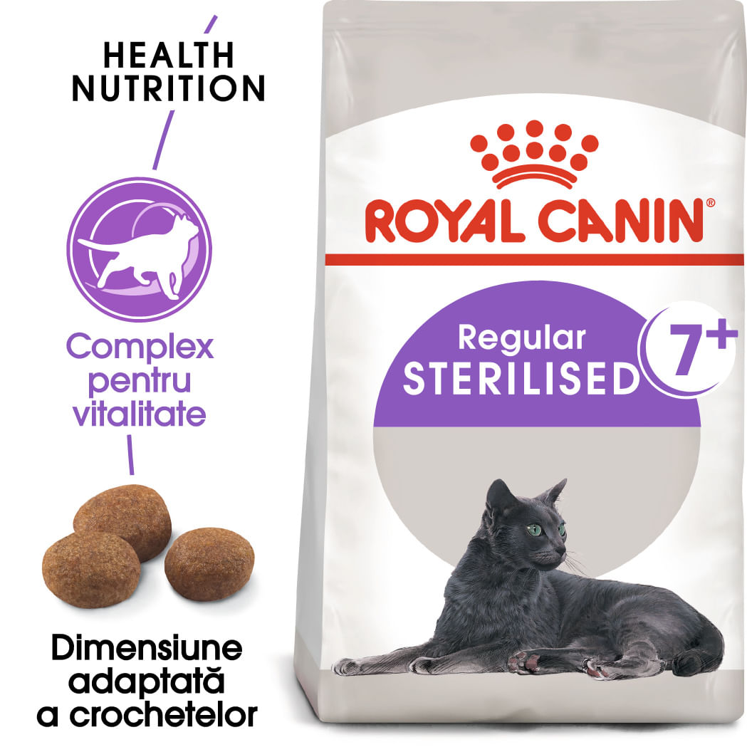 ROYAL CANIN Sterilised 7+, hrană uscată pisici sterilizate, 10kg - poza 2