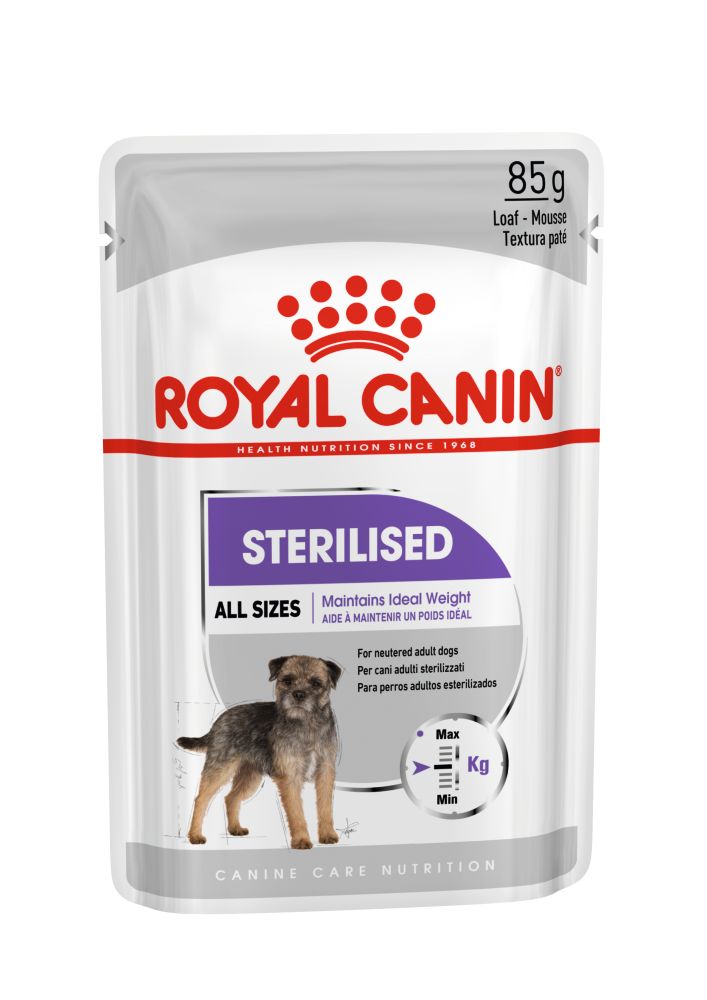 ROYAL CANIN Sterilised Adult, hrană umedă câini sterilizați, (pate), bax, 85g x 12buc - poza 3