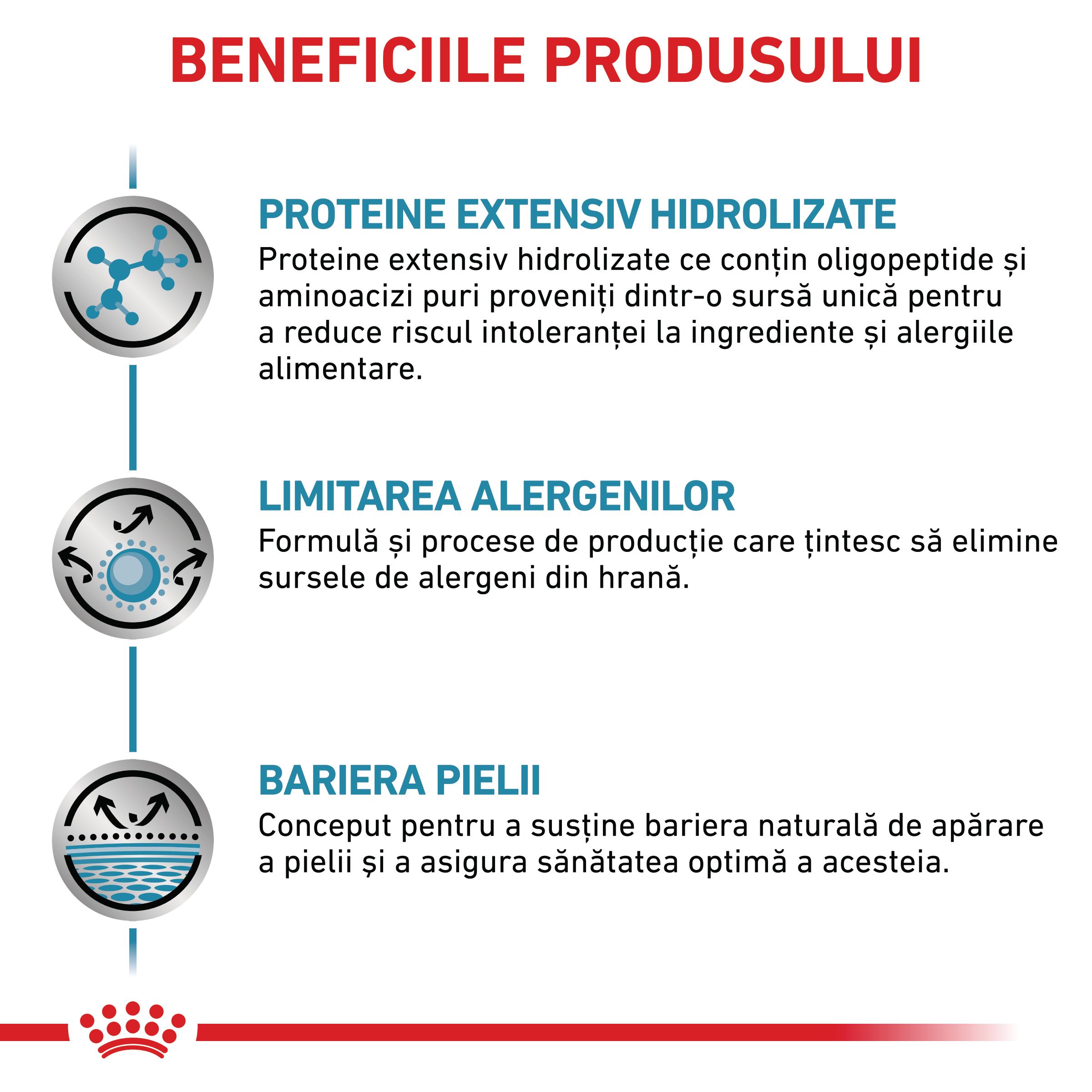 ROYAL CANIN VD Anallergenic, dietă veterinară, hrană uscată pisici, alergii, 4kg - poza 4