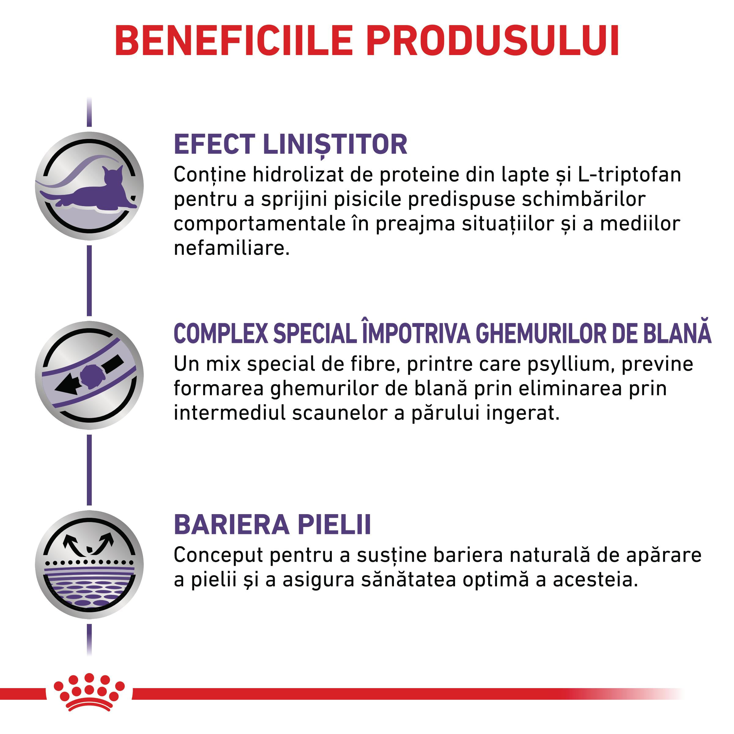 ROYAL CANIN VD Calm, dietă veterinară, hrană uscată pisici, sistem nervos & calmante, 4kg - poza 4