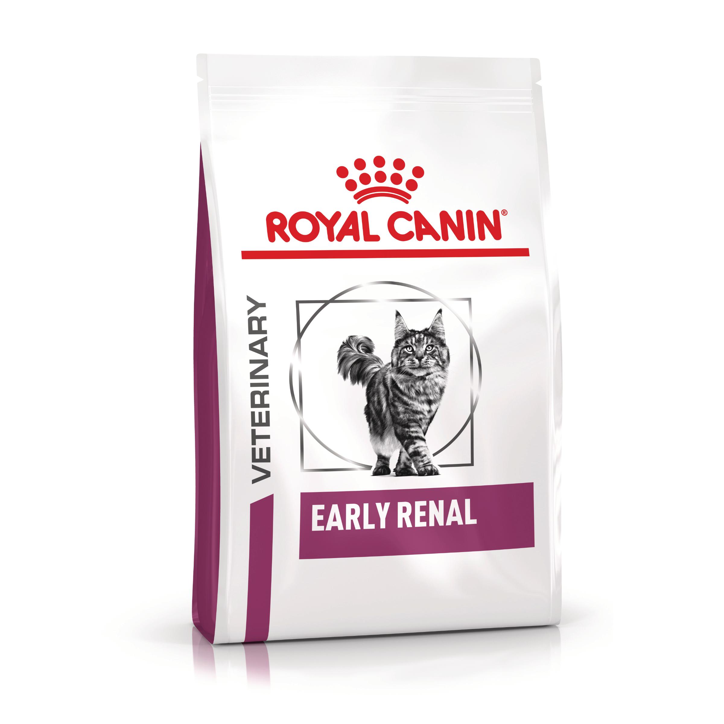 ROYAL CANIN VD Early Renal, dietă veterinară, hrană uscată pisici, sistem renal, 3.5kg - poza 2