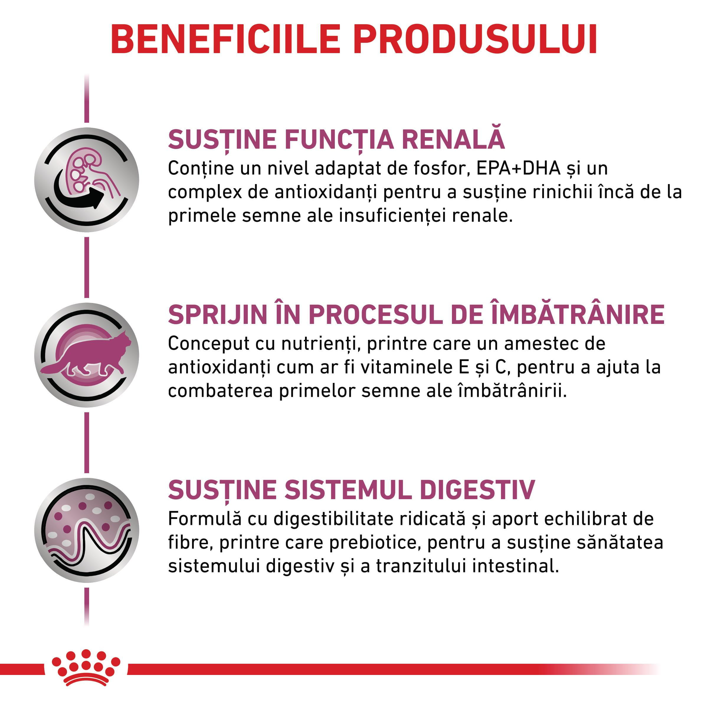 ROYAL CANIN VD Early Renal, dietă veterinară, plic hrană umedă pisici, sistem renal, (în sos), bax, 85g x 12buc - poza 4