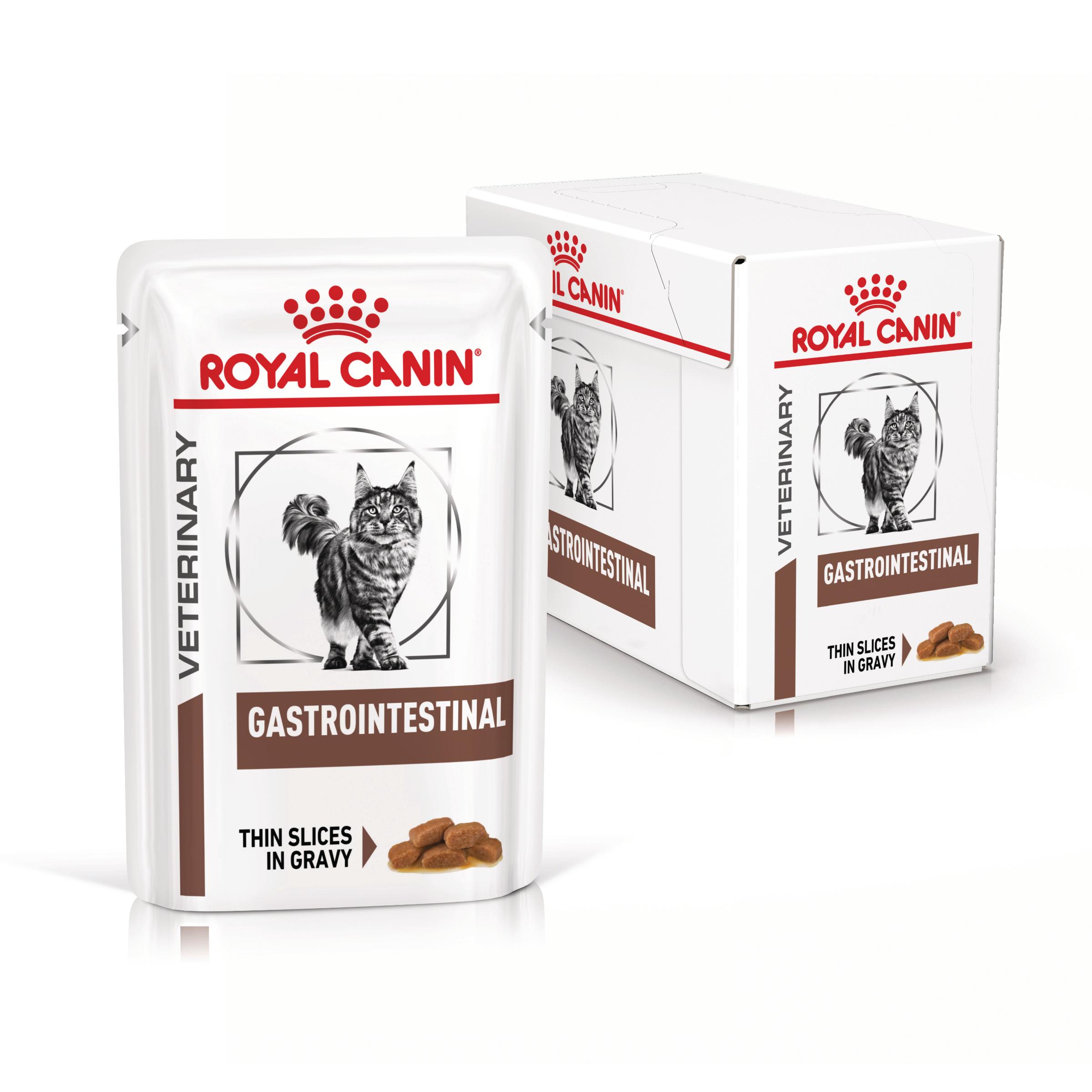 ROYAL CANIN VD Gastrointestinal, dietă veterinară, plic hrană umedă pisici, sistem digestiv, (în sos), bax, 85g x 12buc - poza 3