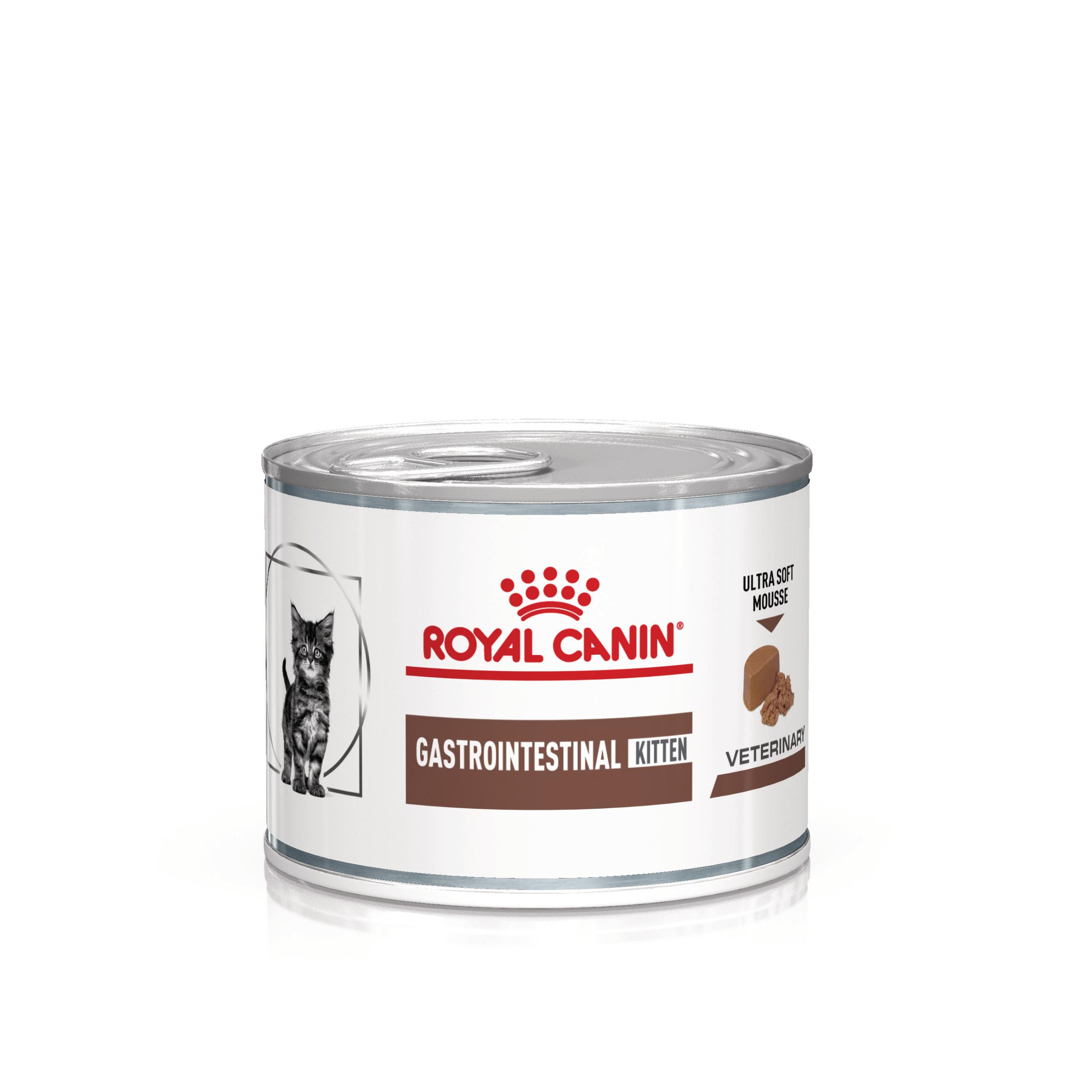 ROYAL CANIN VD Gastrointestinal Kitten, dietă veterinară, conservă hrană umedă pisici junior, sistem digestiv, (mousse), 195g - poza 2