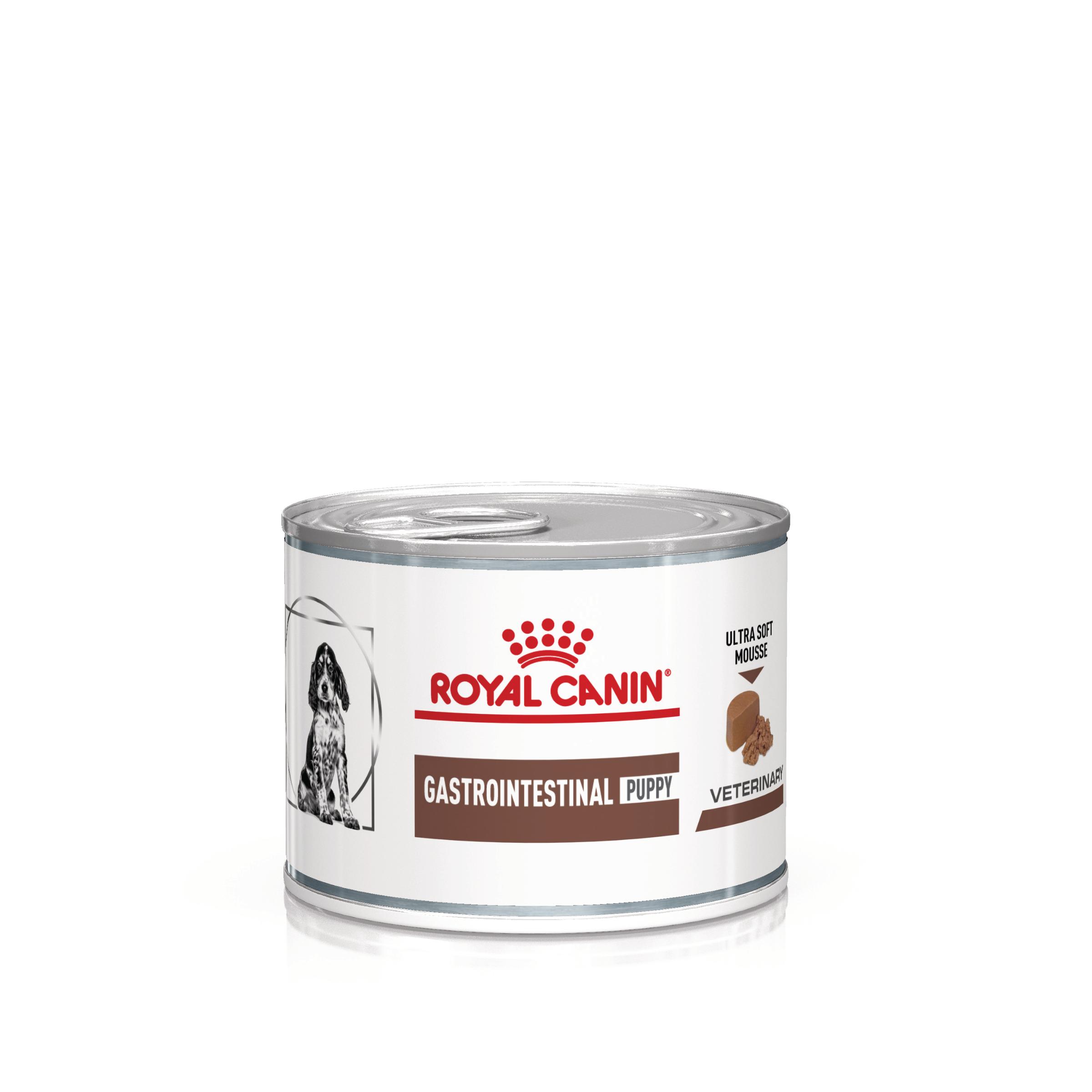 ROYAL CANIN VD Gastrointestinal Puppy, XS-XL, dietă veterinară, conservă hrană umedă câini junior, sistem digestiv, (mousse), 195g - poza 1