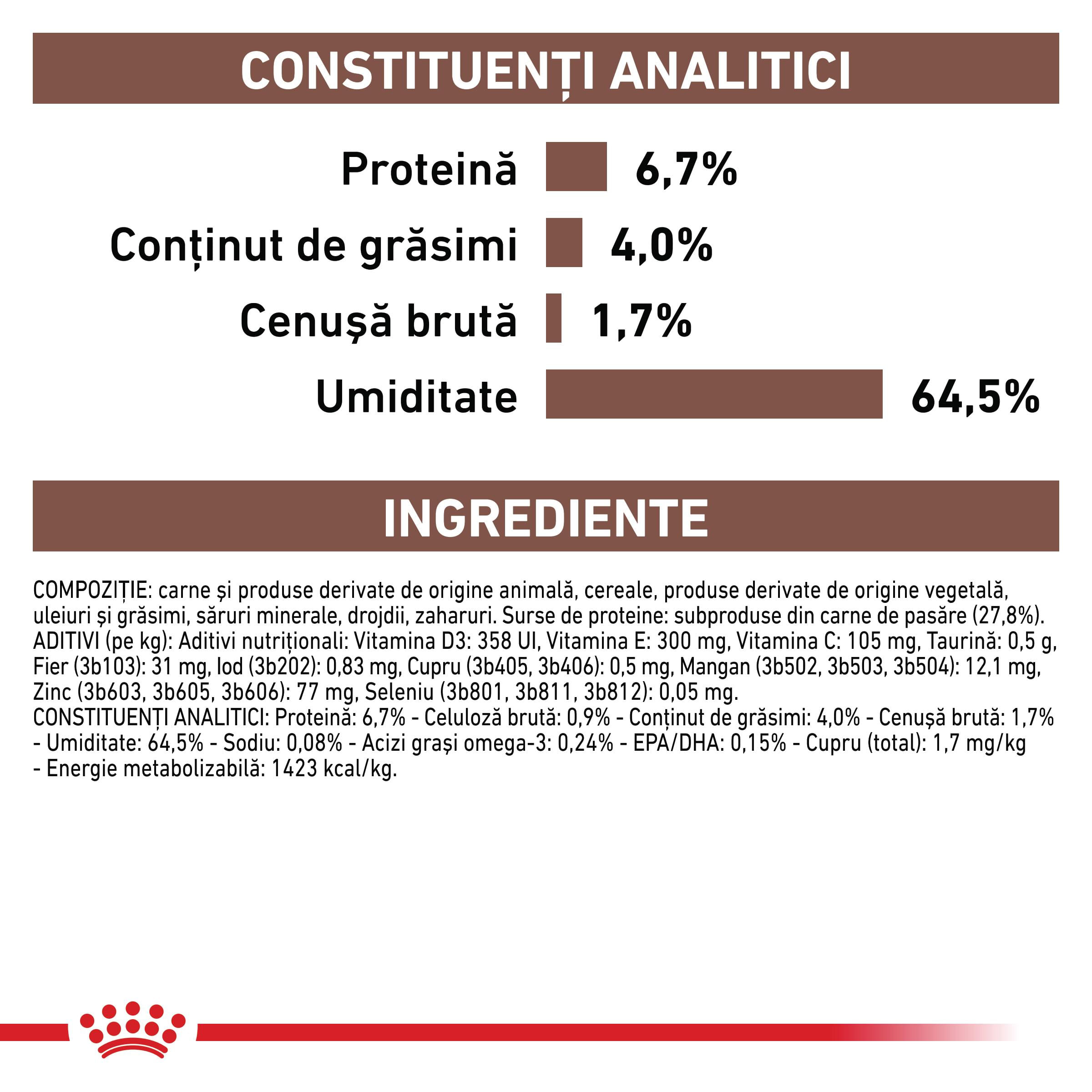 ROYAL CANIN VD Hepatic, XS-XL, dietă veterinară, conservă hrană umedă câini, suport hepatic, (pate), 420g - poza 4