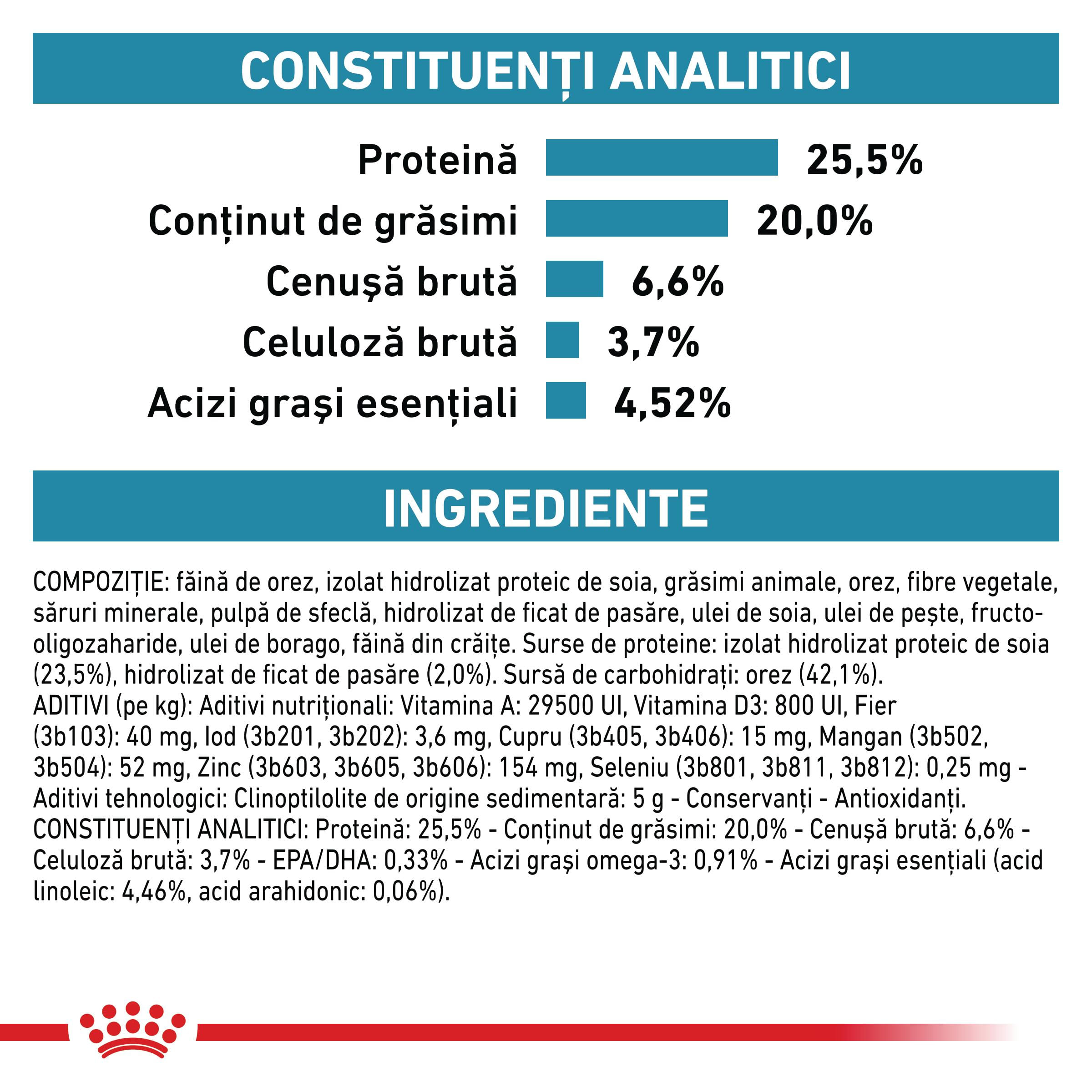 ROYAL CANIN VD Hypoallergenic, dietă veterinară, hrană uscată pisici, alergii, 400g - poza 5