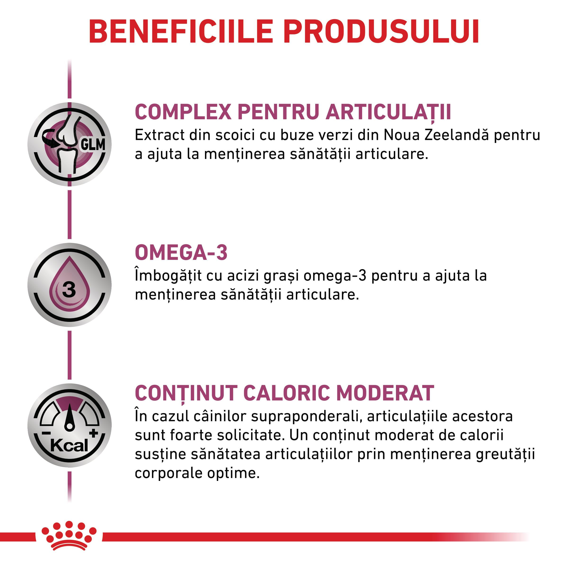 ROYAL CANIN VD Mobility Support, XS-XL, dietă veterinară, hrană uscată câini, sistem articular, 7kg - poza 4