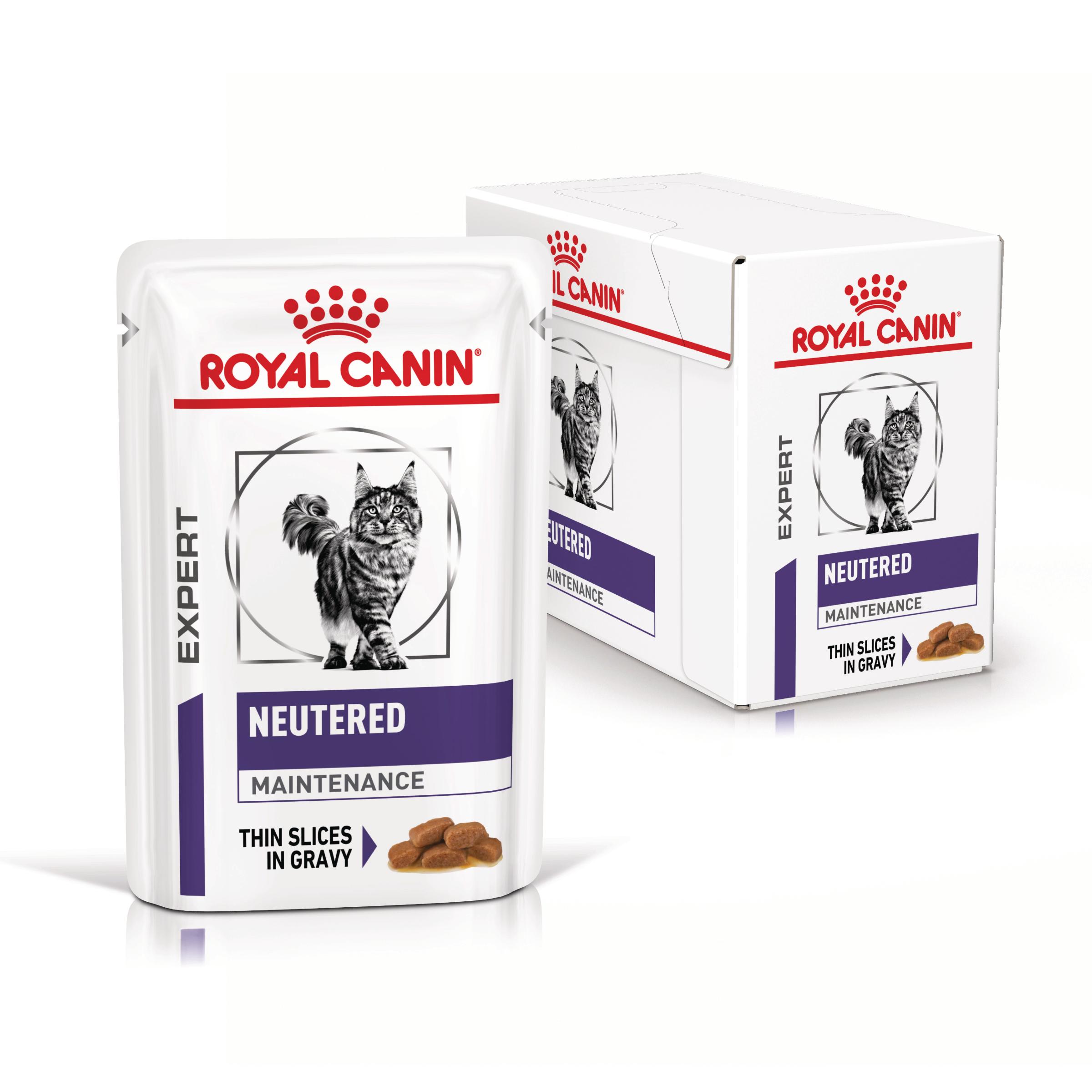 ROYAL CANIN VD Neutered Maintenance, dietă veterinară, plic hrană umedă pisici, managementul greutății, (în sos), bax, 85g x 12buc - poza 3