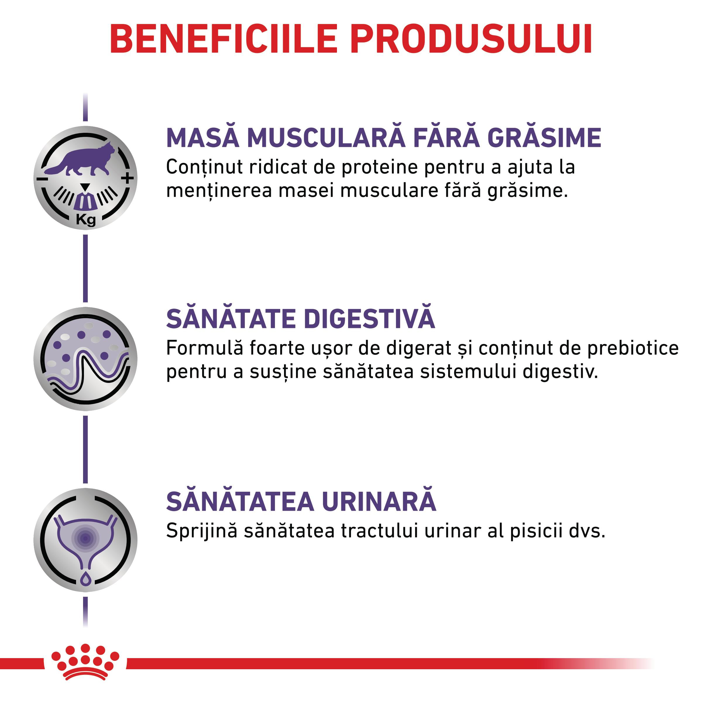 ROYAL CANIN VD Neutered Maintenance, dietă veterinară, plic hrană umedă pisici, managementul greutății, (în sos), bax, 85g x 12buc - poza 4