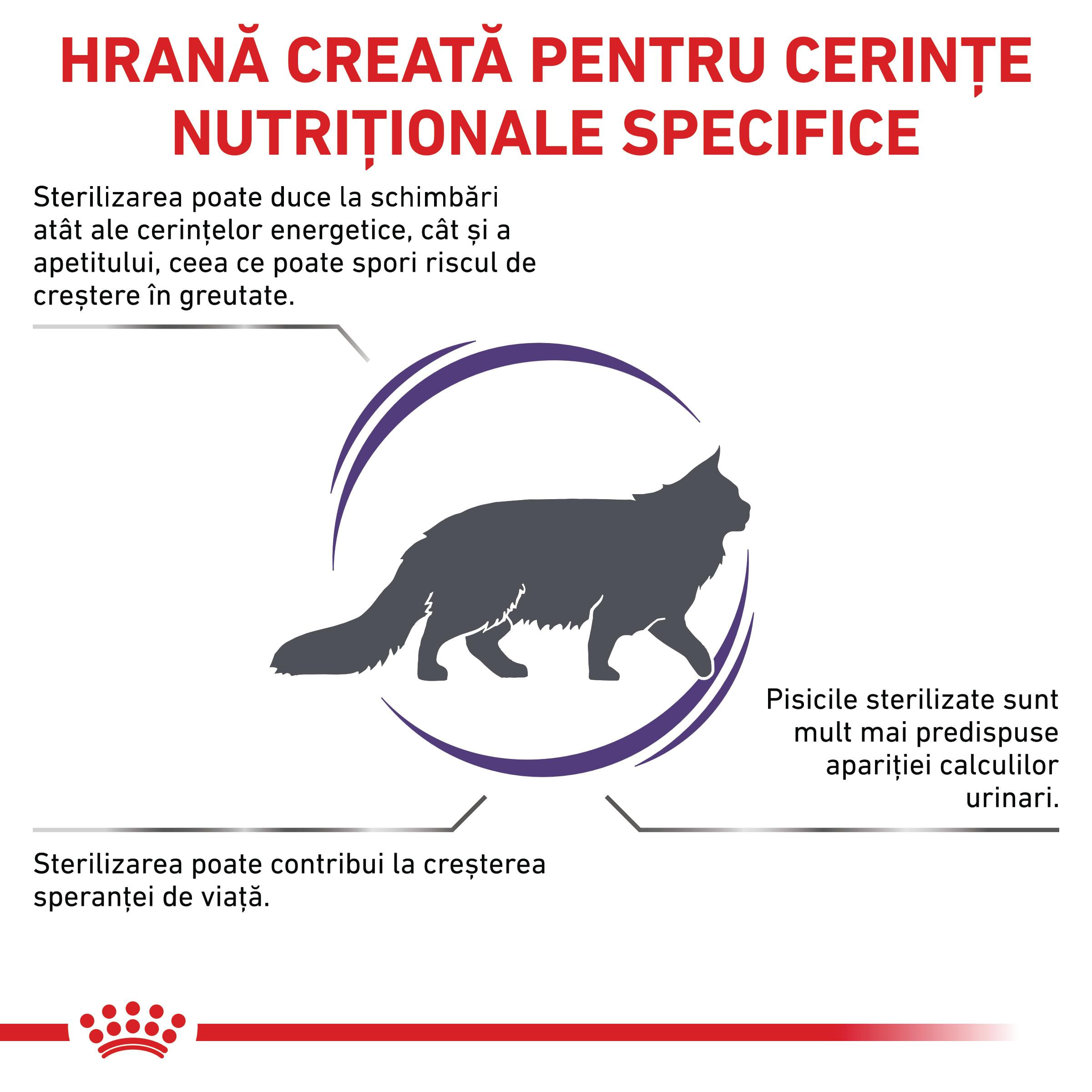 ROYAL CANIN VD Neutered Satiety Balance, dietă veterinară, hrană uscată pisici, managementul greutății, 3.5kg - poza 3