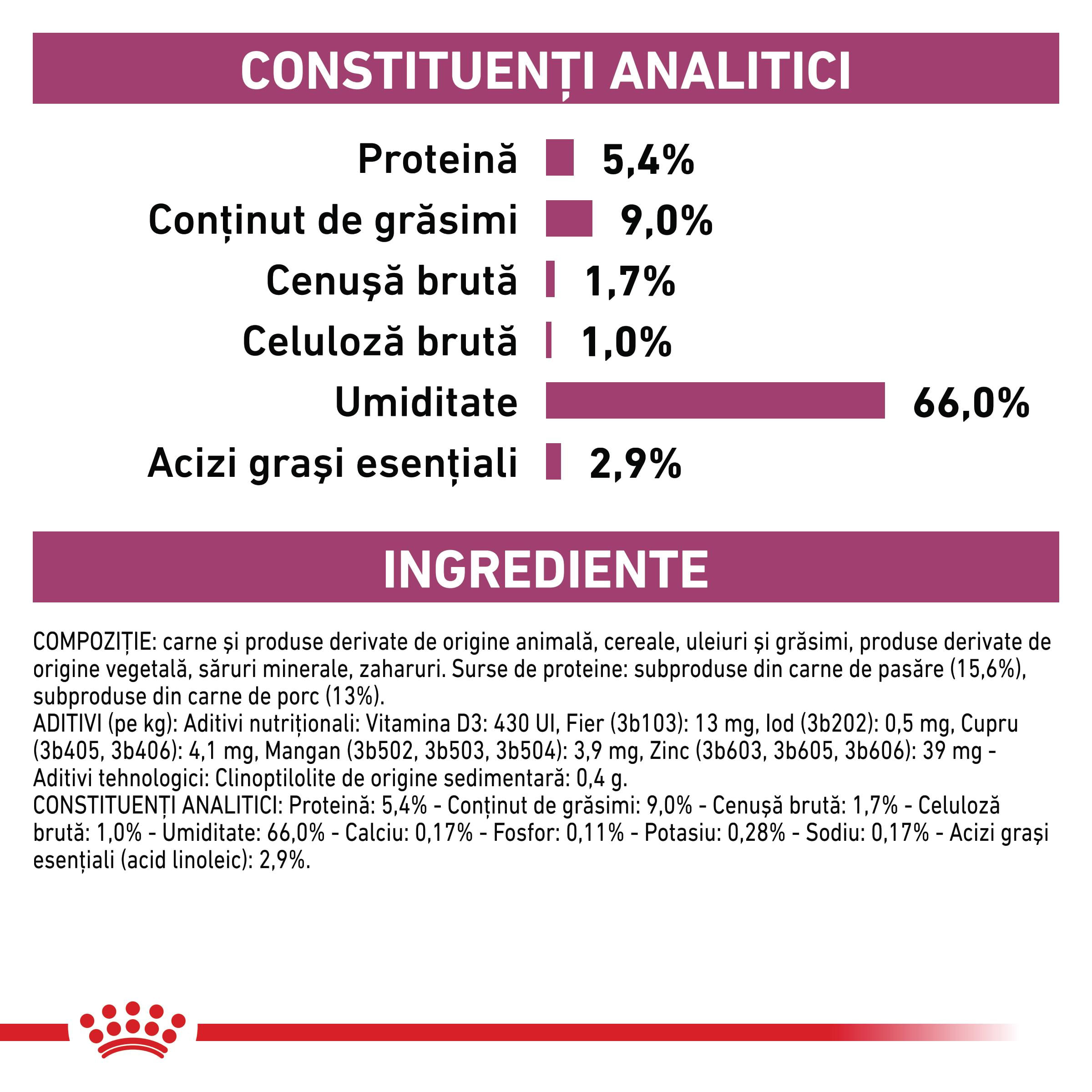 ROYAL CANIN VD Renal, XS-XL, dietă veterinară, conservă hrană umedă câini, sistem renal, (pate), 200g - poza 4