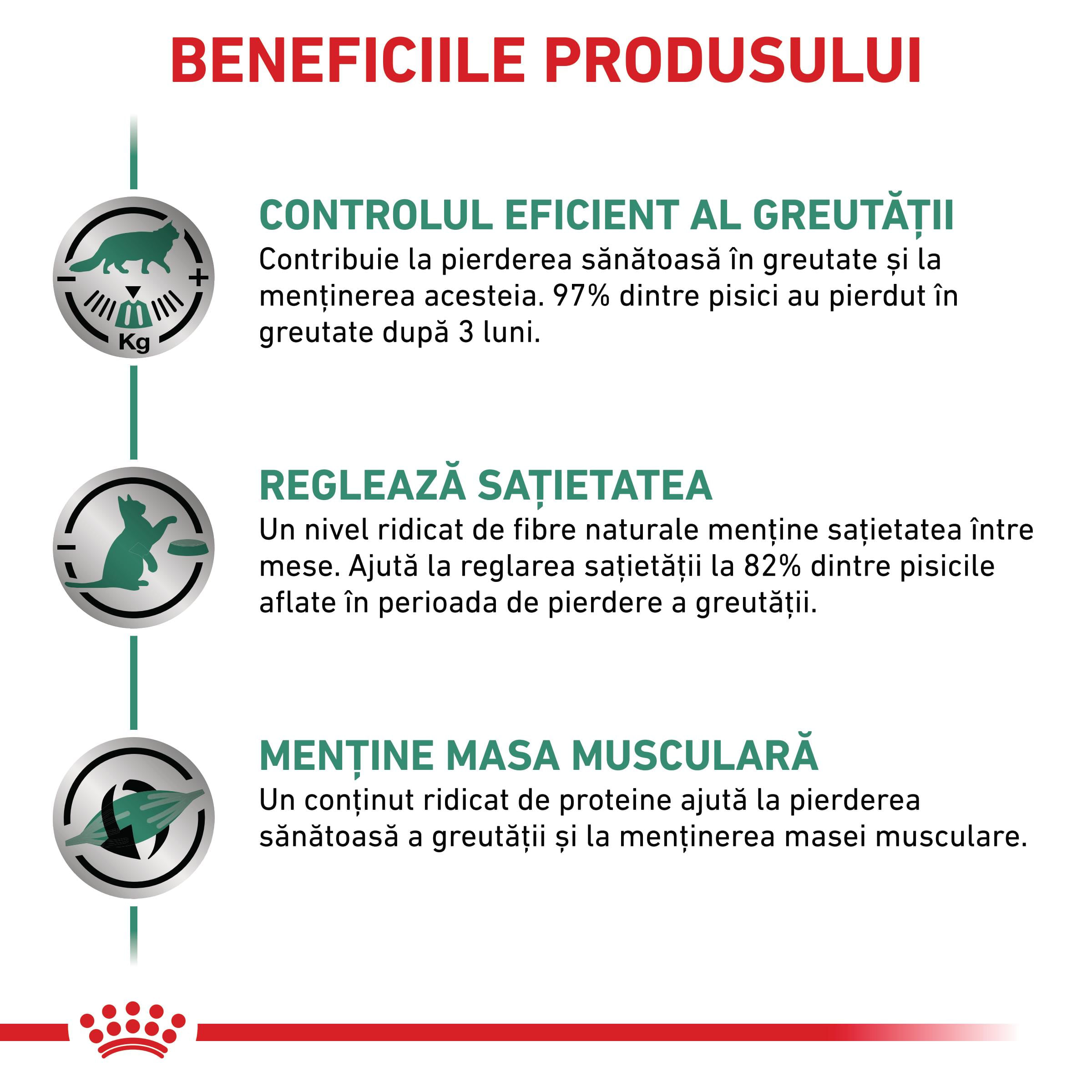 ROYAL CANIN VD Satiety Weight Management, dietă veterinară, hrană uscată pisici, obezitate, 3.5kg - poza 4