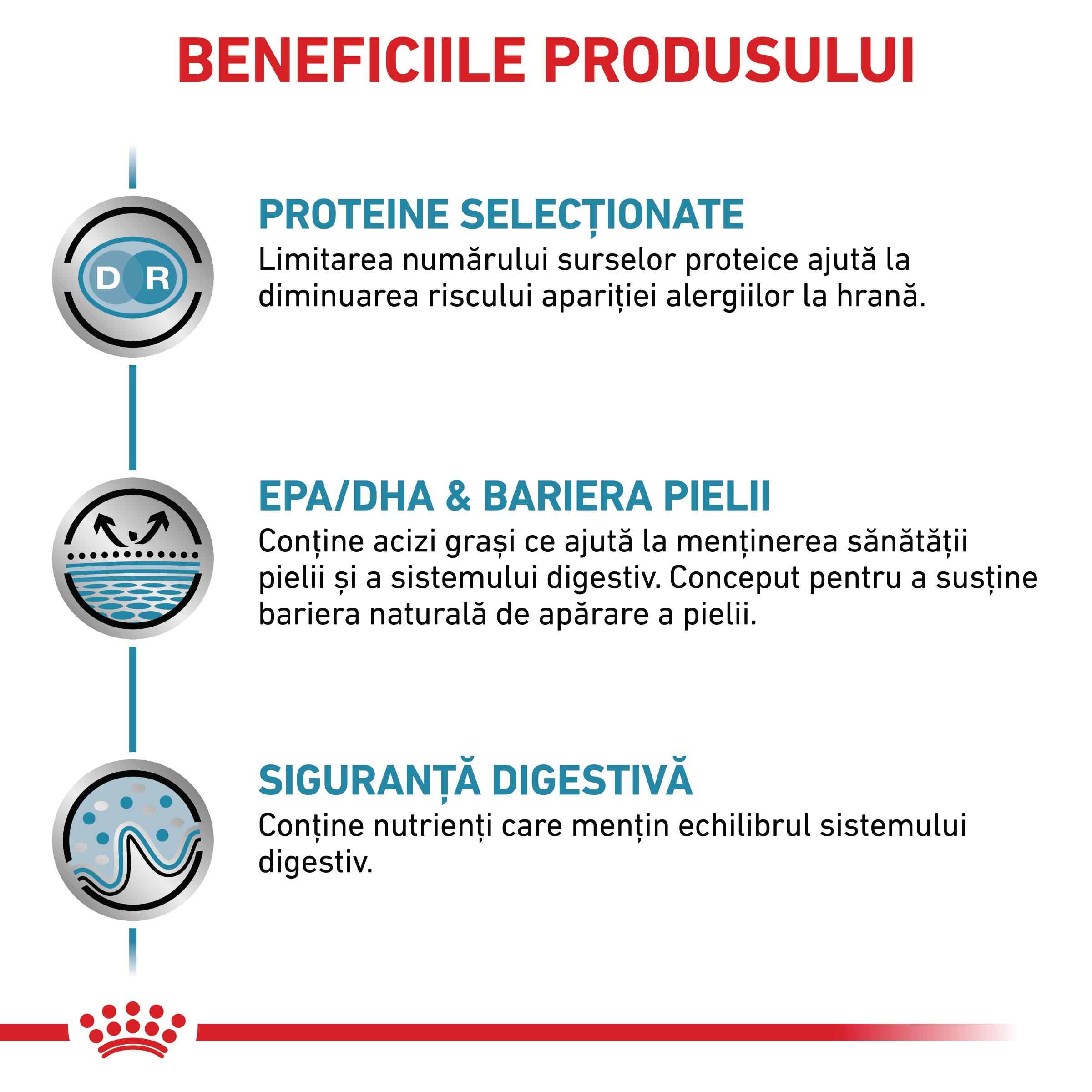 ROYAL CANIN VD Sensitivity Control, dietă veterinară, hrană uscată pisici, afecțiuni dermatologice, 1.5kg - poza 4
