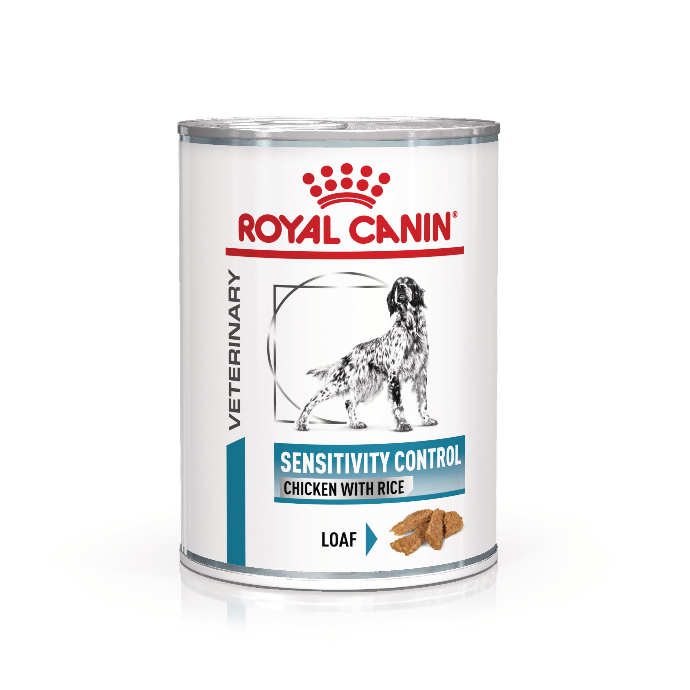 ROYAL CANIN VD Sensitivity Control Pui & Orez, XS-XL, dietă veterinară, conservă hrană umedă câini, afecțiuni dermatologice, (pate), 410g - poza 1