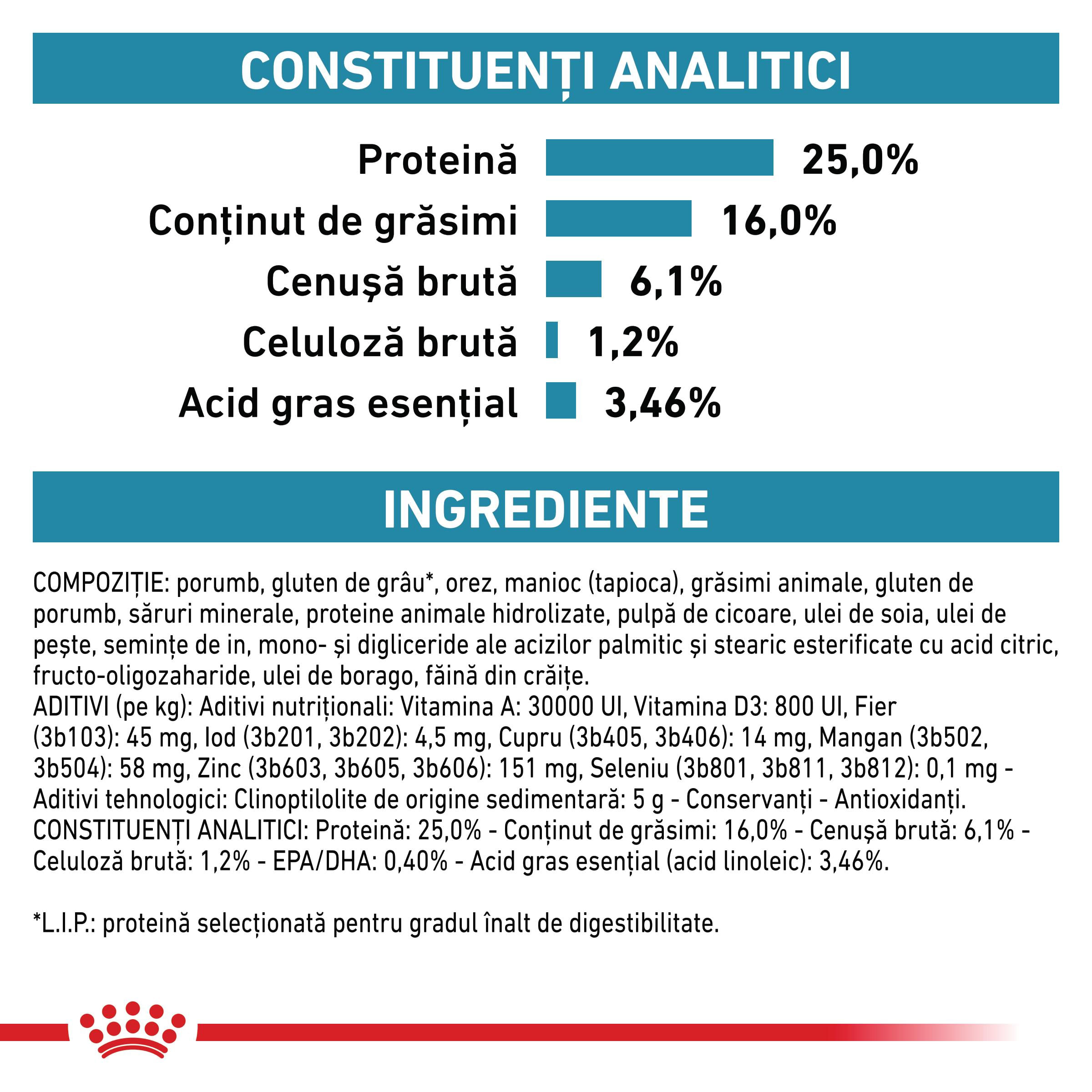 ROYAL CANIN VD Skin Care Small Dog, XS-XL, dietă veterinară, hrană uscată câini, afecțiuni dermatologice, 4kg - poza 5