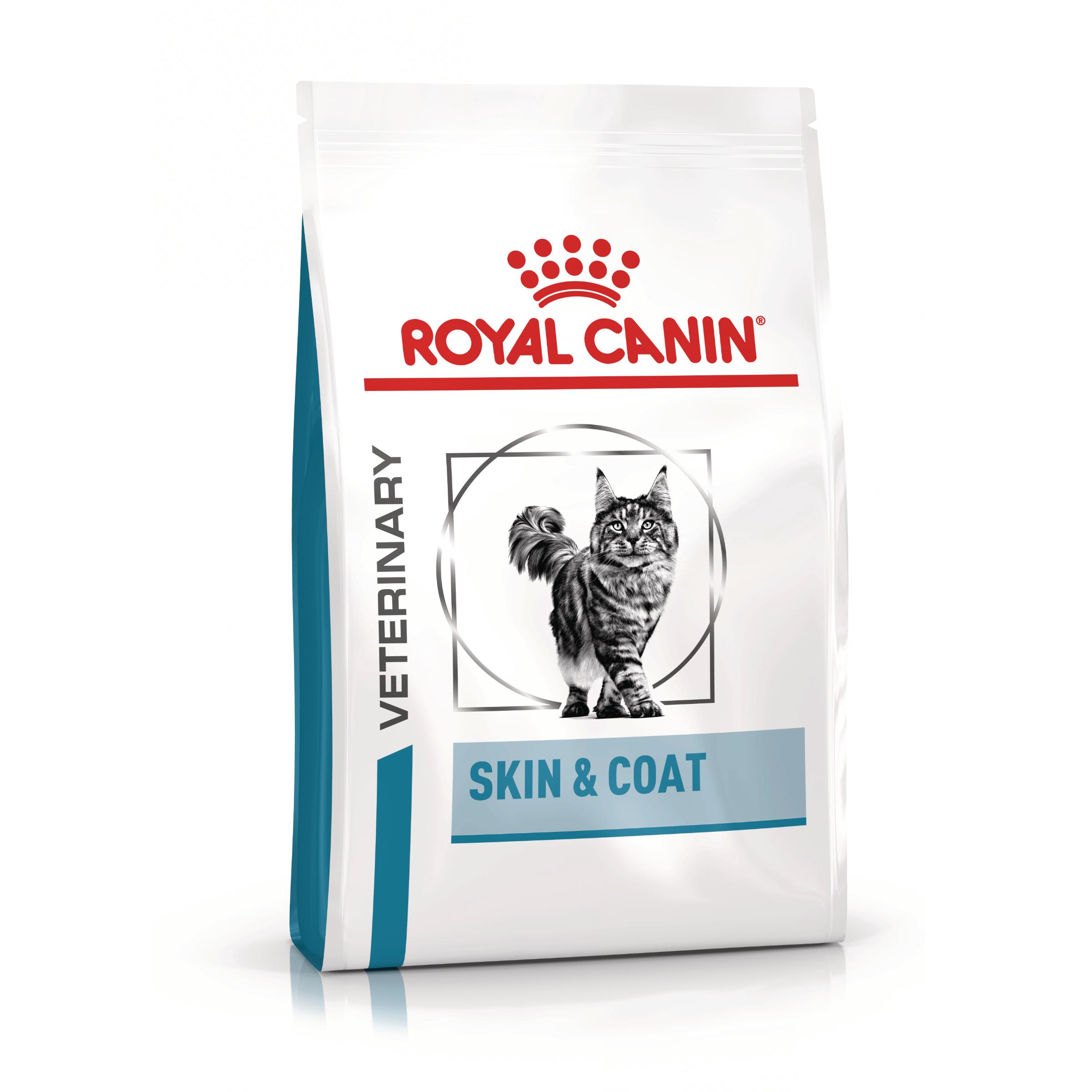 ROYAL CANIN VD Skin&Coat, dietă veterinară, hrană uscată pisici, afecțiuni dermatologice, 1.5kg - poza 1
