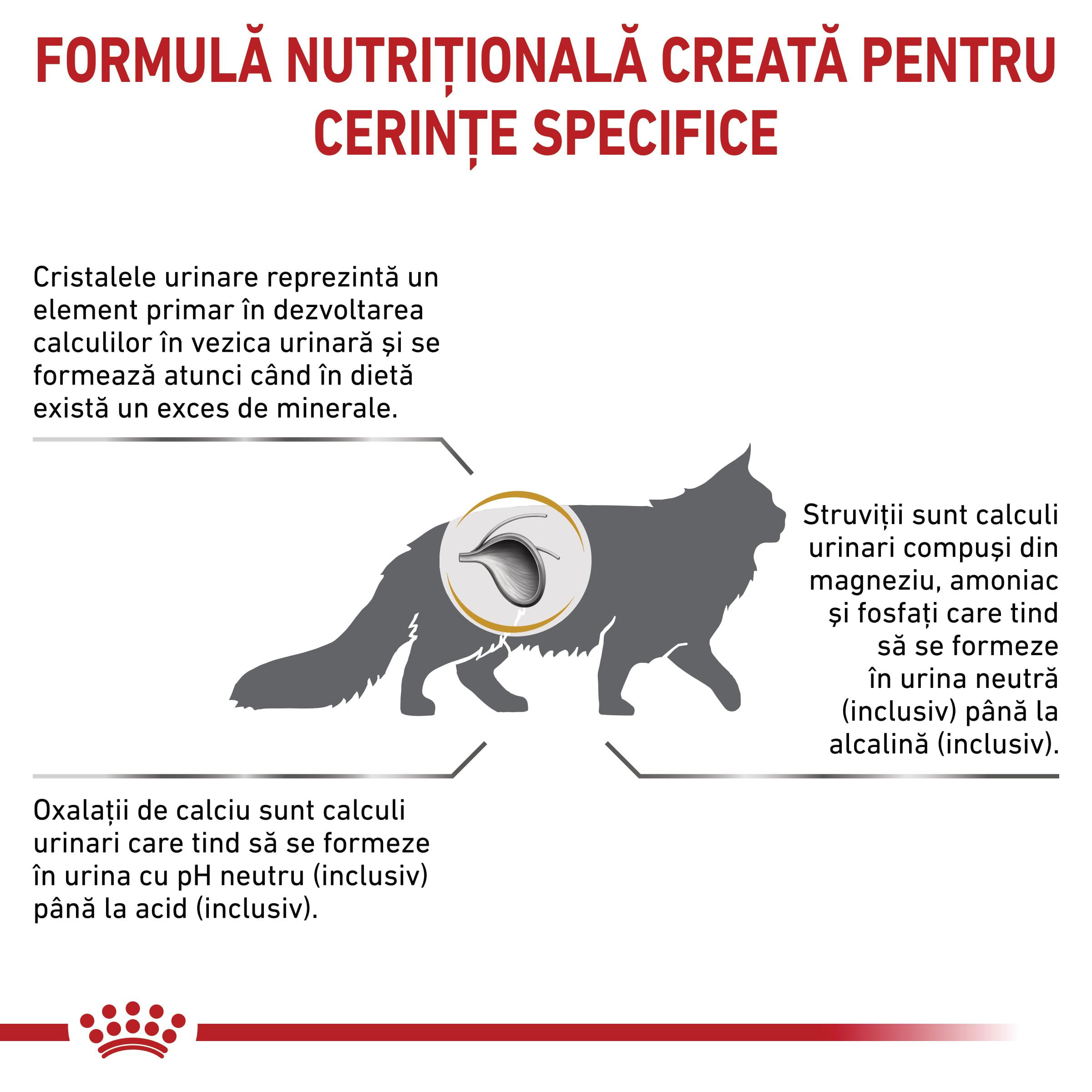 ROYAL CANIN VD Urinary S/O, dietă veterinară, hrană uscată pisici, sistem urinar, 1.5kg - poza 3