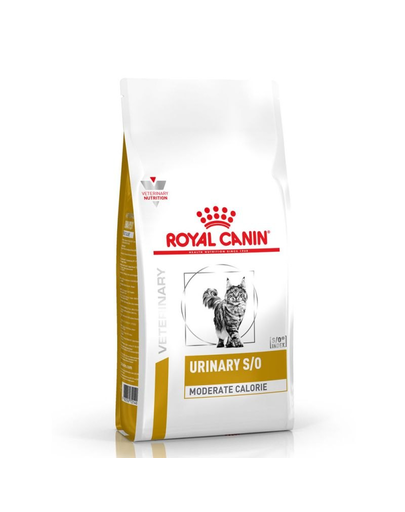 ROYAL CANIN Vet Cat Urinary S/O Moderate Calorie 1.5 kg hrana dietetica cu continut scazut de calorii pentru pisici cu tulburari ale tractului urinar inferior, spre supraponderale
