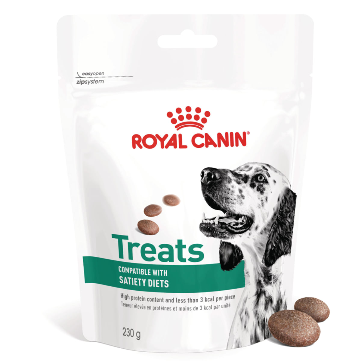 ROYAL CANIN VETERINARY DIET Satiety Treats, punguță recompense funcționale câini, obezitate, 230g - poza 1
