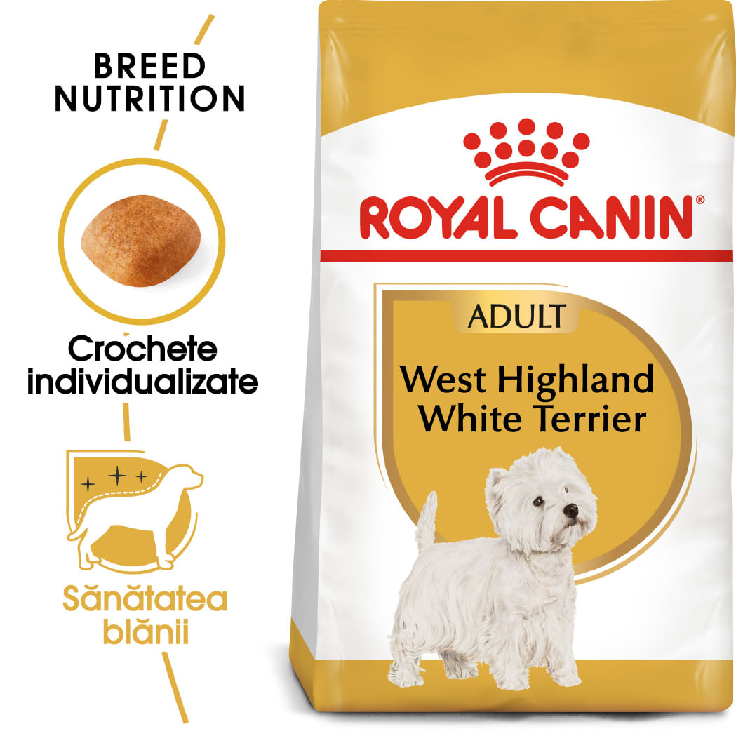 ROYAL CANIN West Highland Terrier Adult, hrană uscată câini, 1.5kg - poza 2
