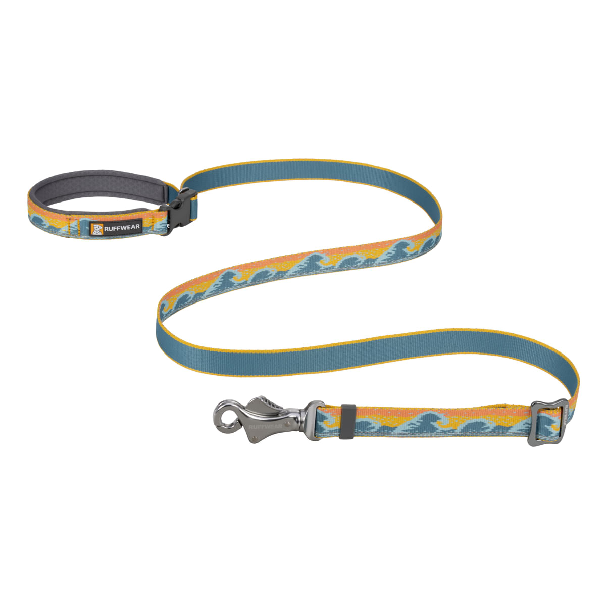 RUFFWEAR Crag, lesă bandă hands free sport câini, ajustabilă, reflectorizantă RUFFWEAR Crag Rising Wave, lesă bandă hands free sport câini, ajustabilă, reflectorizantă, diverse culori, XS-XL(1.8m x 2.5cm) - poza 1