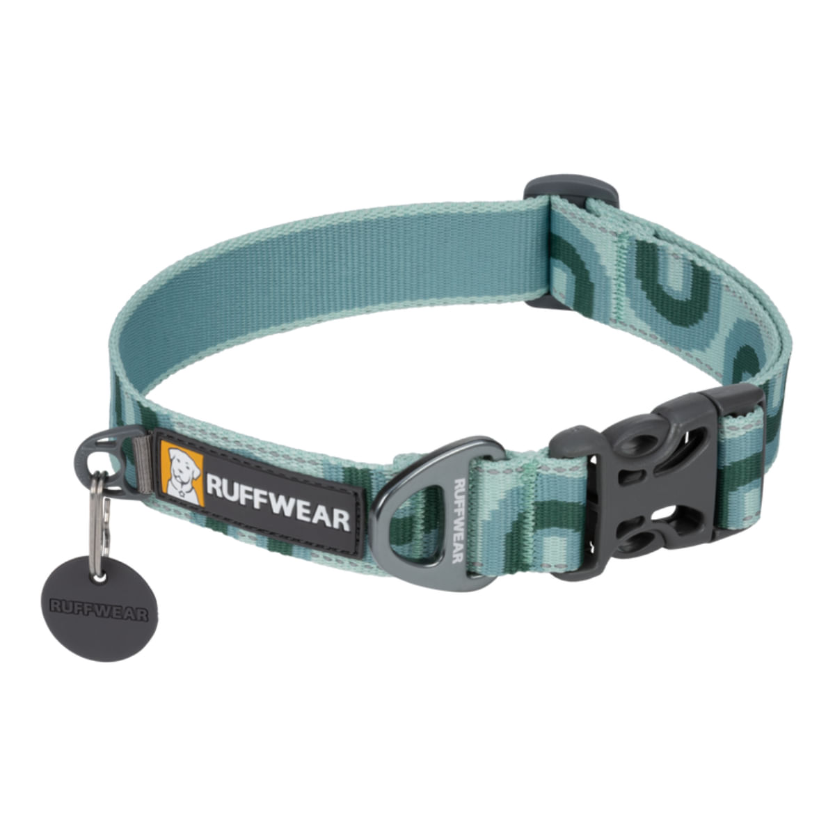 RUFFWEAR Crag, zgardă bandă câini, ajustabilă, reflectorizantă RUFFWEAR Crag Grassy Oxbow, zgardă bandă câini, ajustabilă, reflectorizantă, multicolor, S(28-36 x 2cm) - poza 2