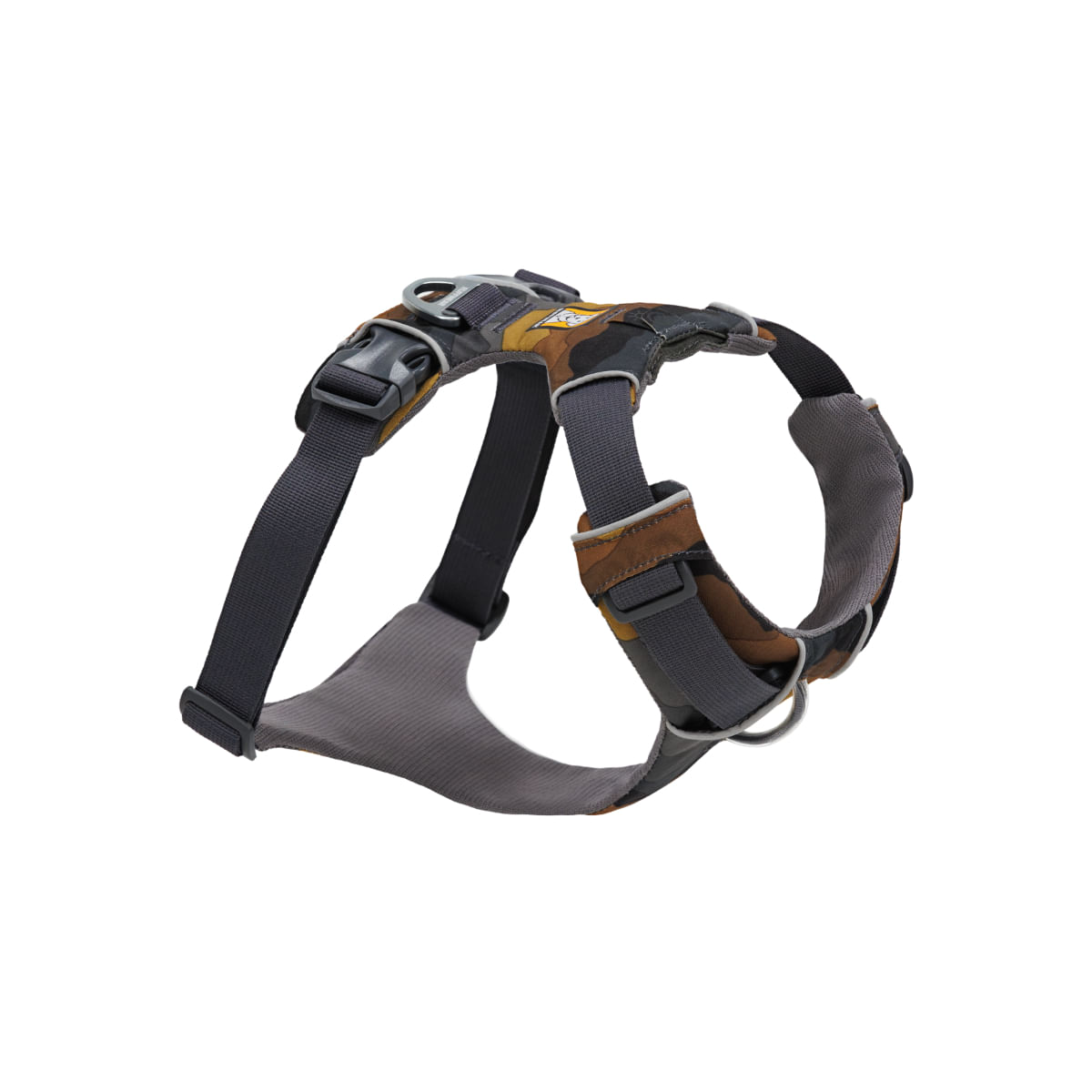 RUFFWEAR Front Rage, ham prindere dublă(piept&spate) dresaj câini, ajustabil, reflectorizant RUFFWEAR Front Rage Moonlight Mountains, ham prindere dublă(piept&spate) dresaj câini, ajustabil, reflectorizant, maro și gri, S(56-69cm) - poza 2