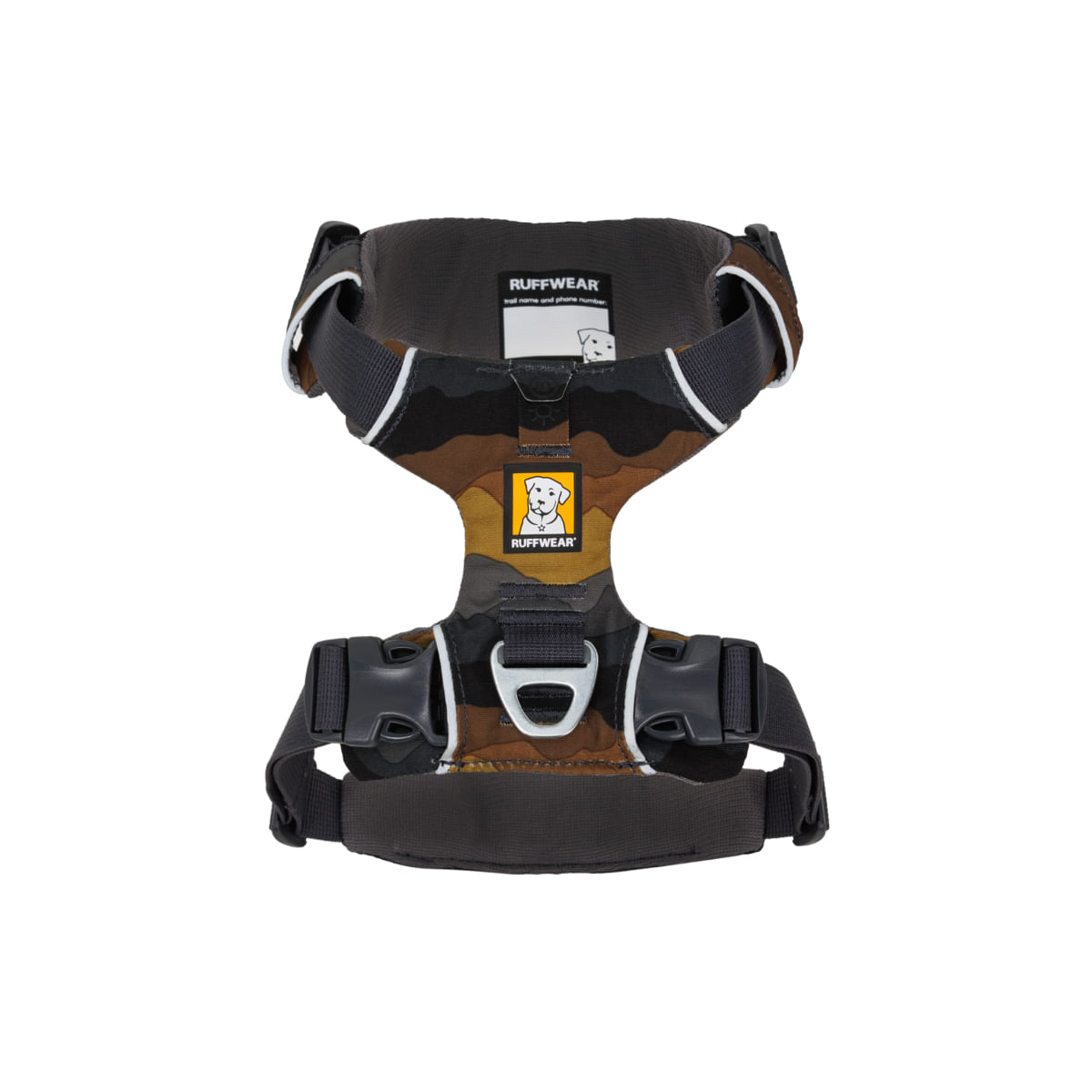 RUFFWEAR Front Rage, ham prindere dublă(piept&spate) dresaj câini, ajustabil, reflectorizant RUFFWEAR Front Rage Moonlight Mountains, ham prindere dublă(piept&spate) dresaj câini, ajustabil, reflectorizant, maro și gri, L-XL(81-107cm) - poza 4