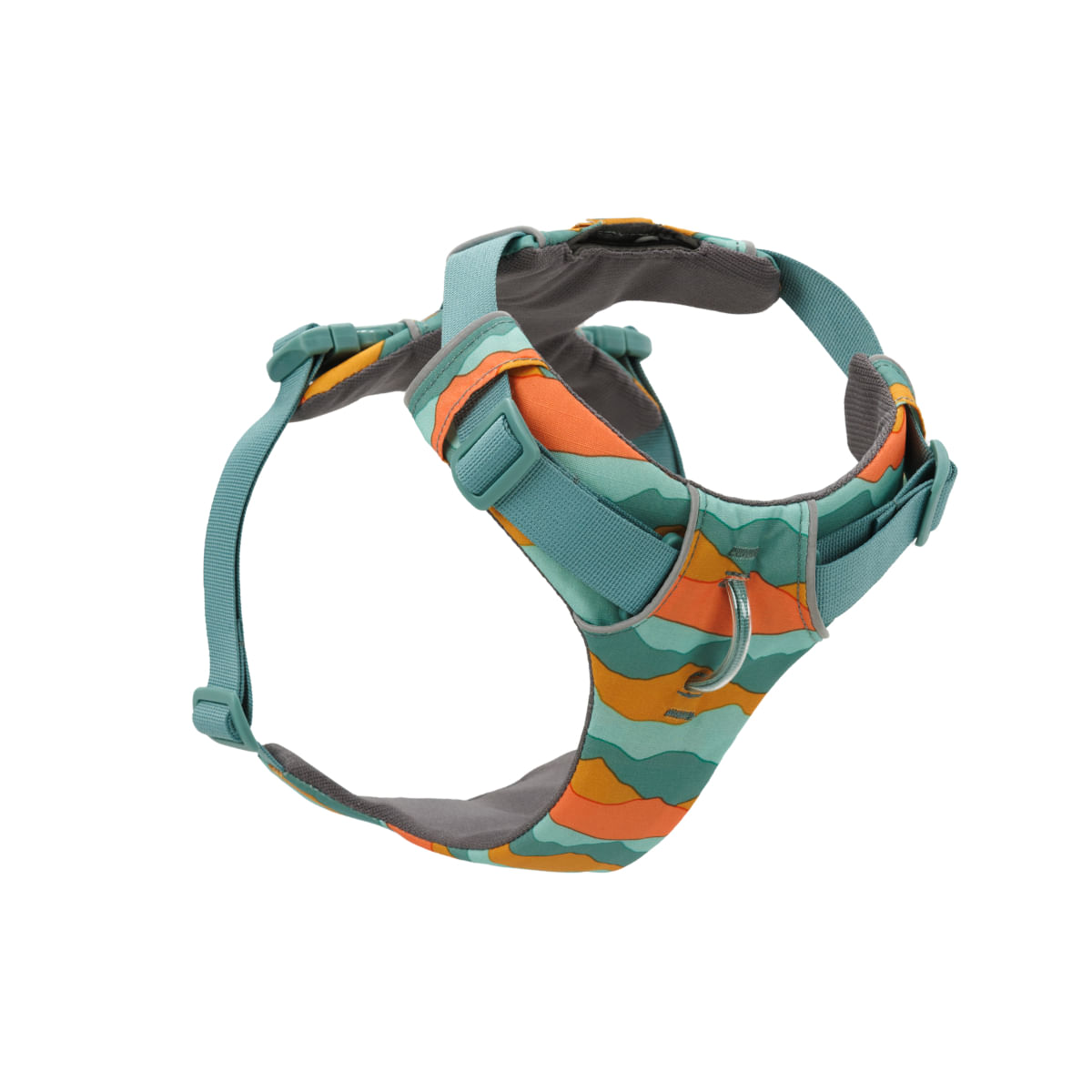 RUFFWEAR Front Rage, ham prindere dublă(piept&spate) dresaj câini, ajustabil, reflectorizant RUFFWEAR Front Rage Spring Mountains, ham prindere dublă(piept&spate) dresaj câini, ajustabil, reflectorizant, verde și portocaliu, XS(33-43cm) - poza 4